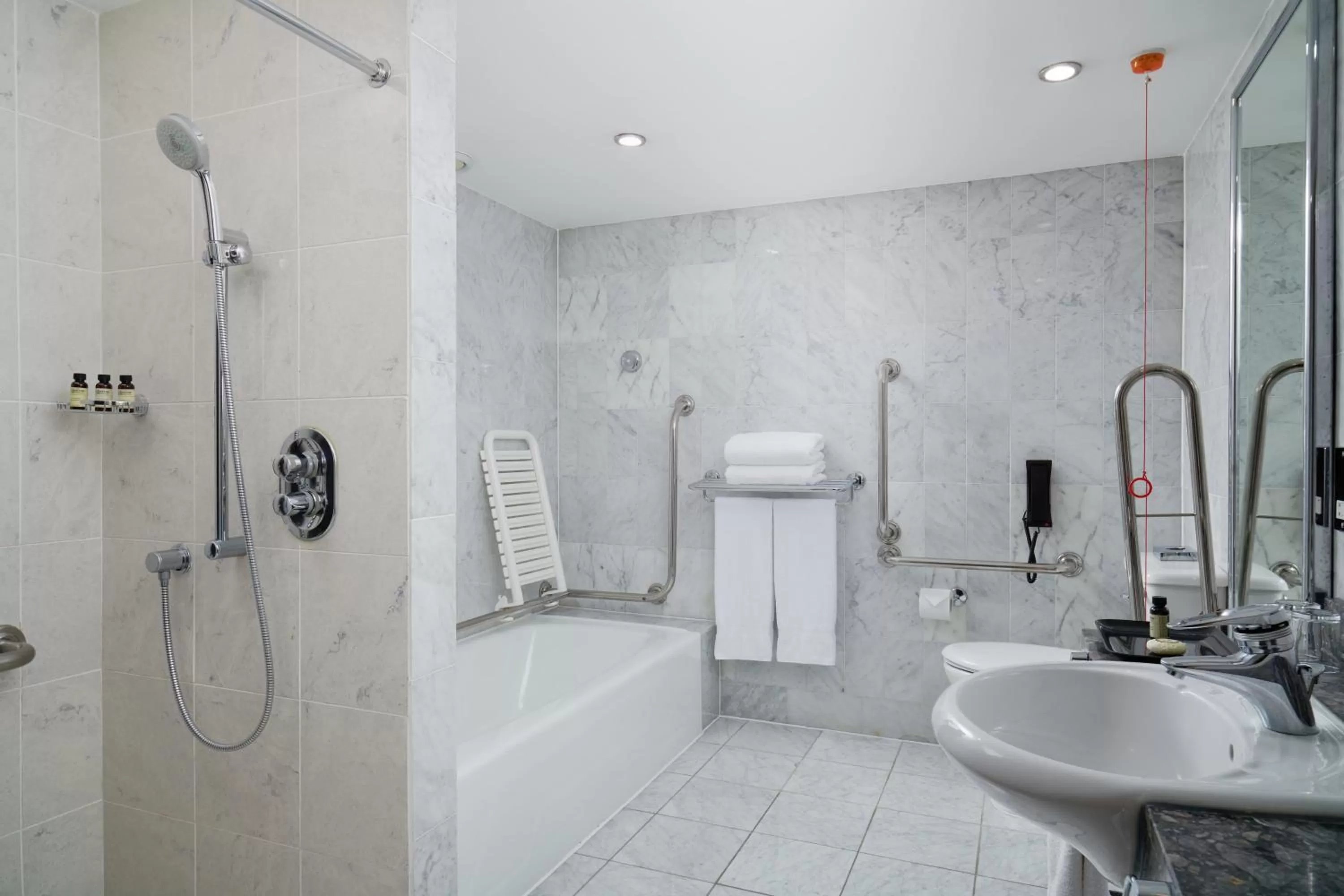Bathroom in The Chelsea Harbour Hotel and Spa