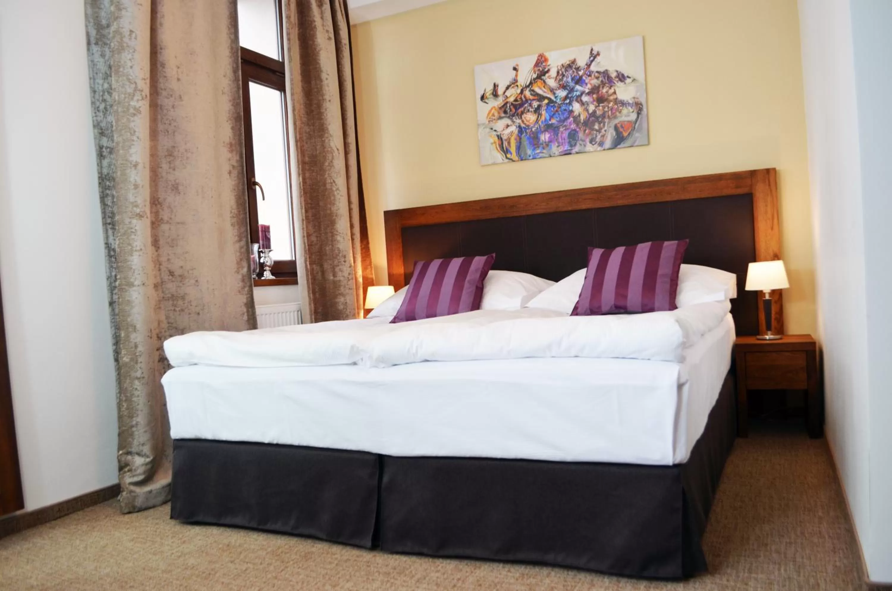 Bedroom, Bed in Hotel U Kvapilů