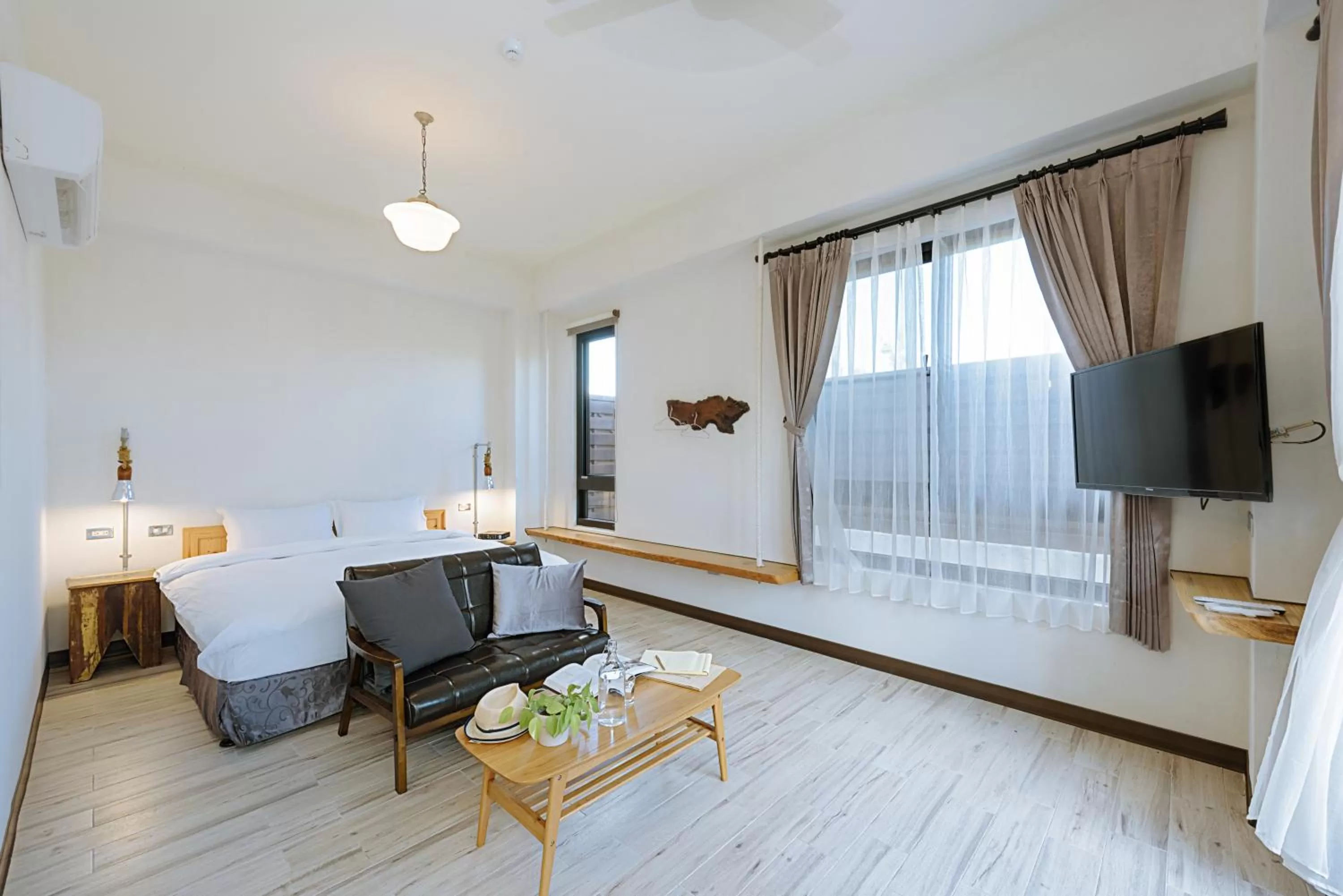 TV and multimedia, Bed in Chillax Inn B&B 恆春鬆塊民宿