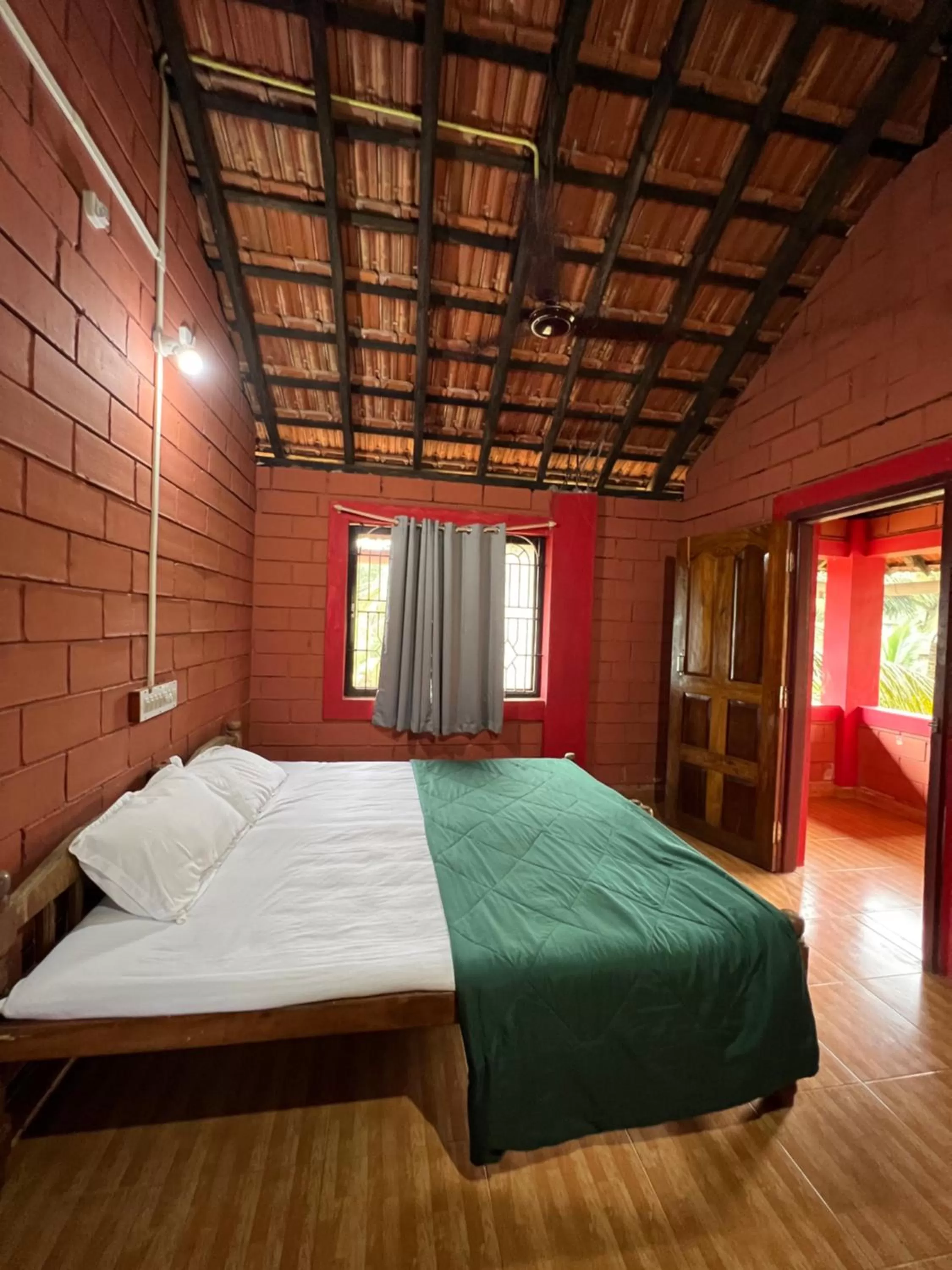 Bed in MID BEACH STAY Gokarna