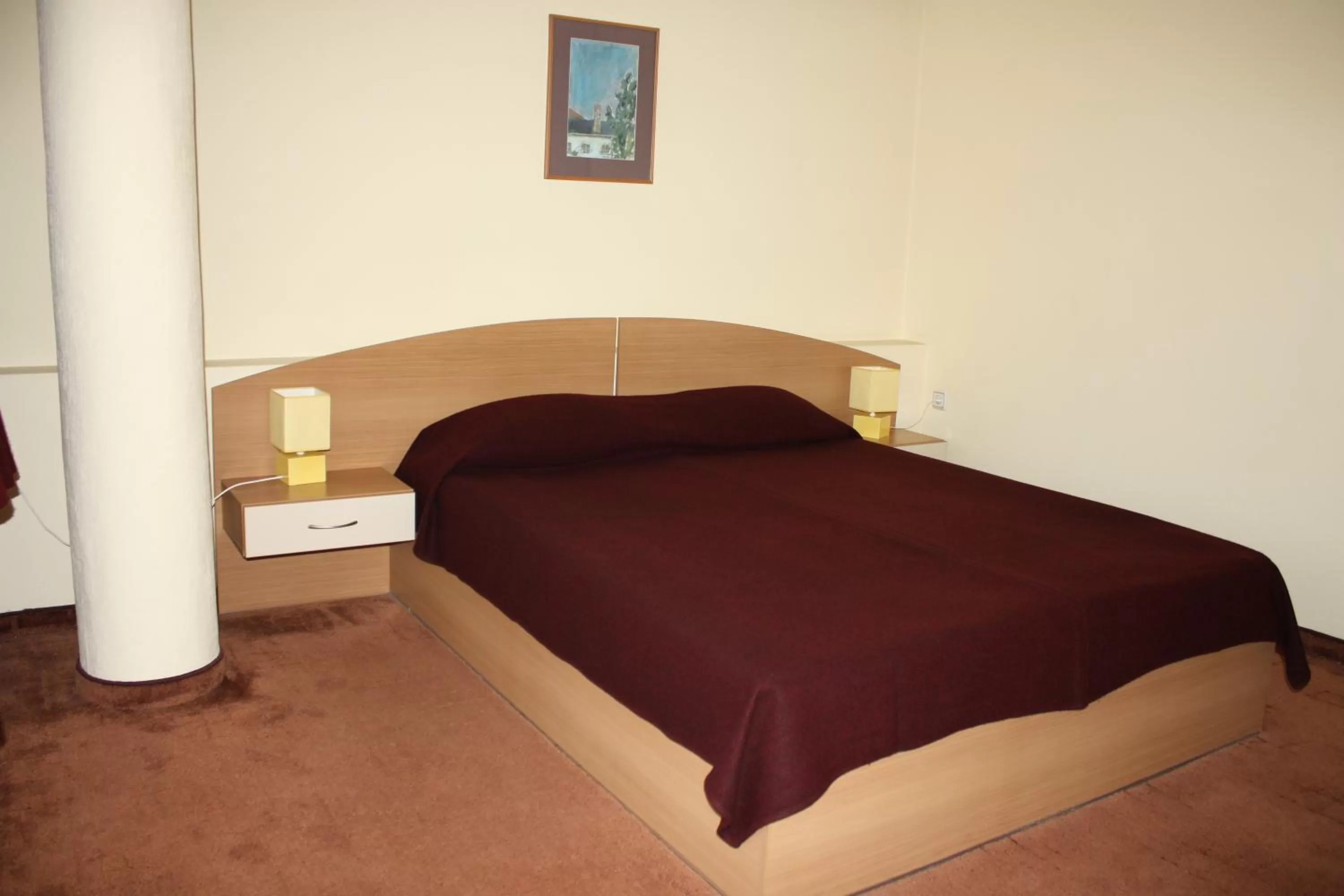 Bedroom, Bed in Hotel of Bulgarian Academy of Sciences