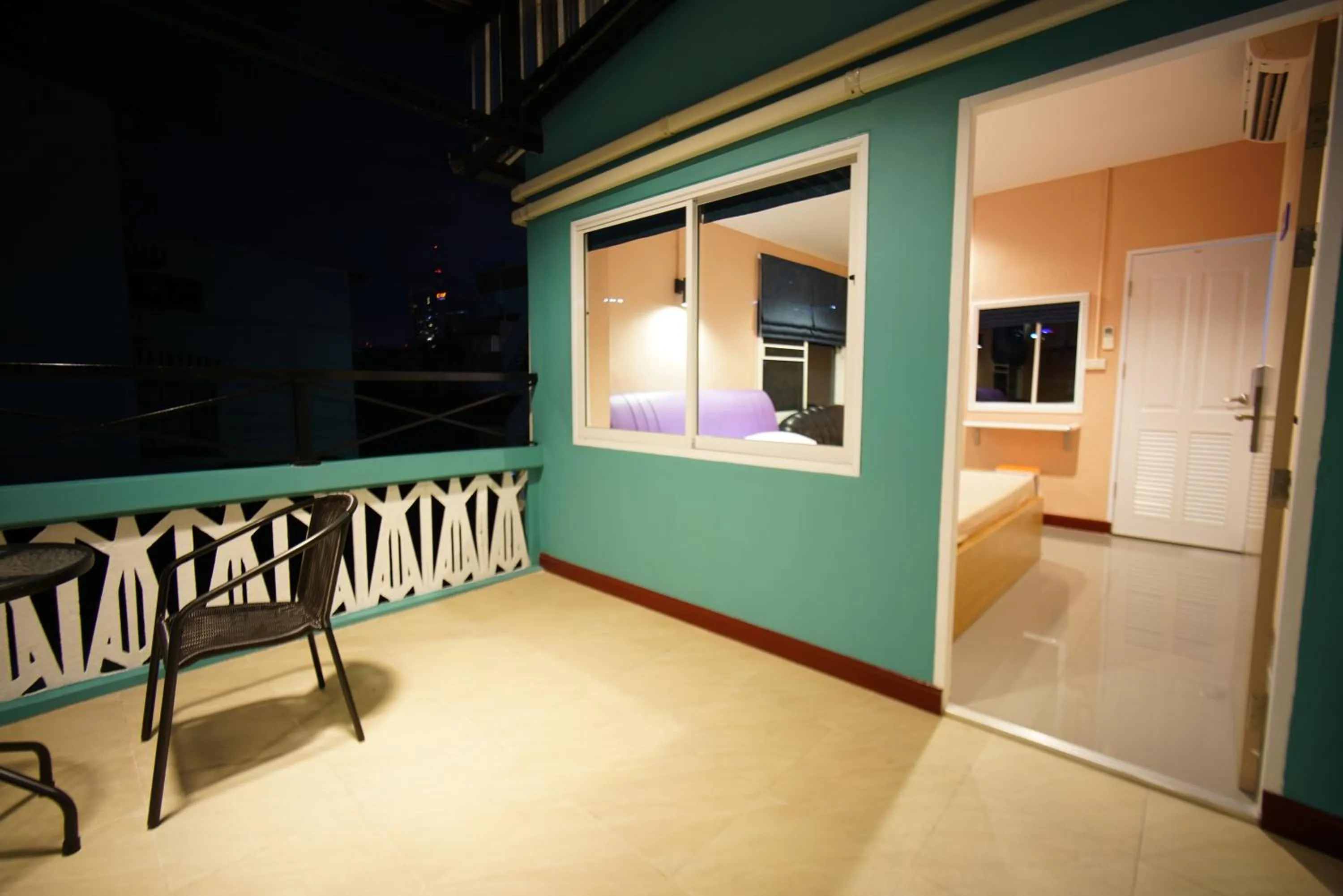 Balcony/Terrace in Urban Hostel Bangkok