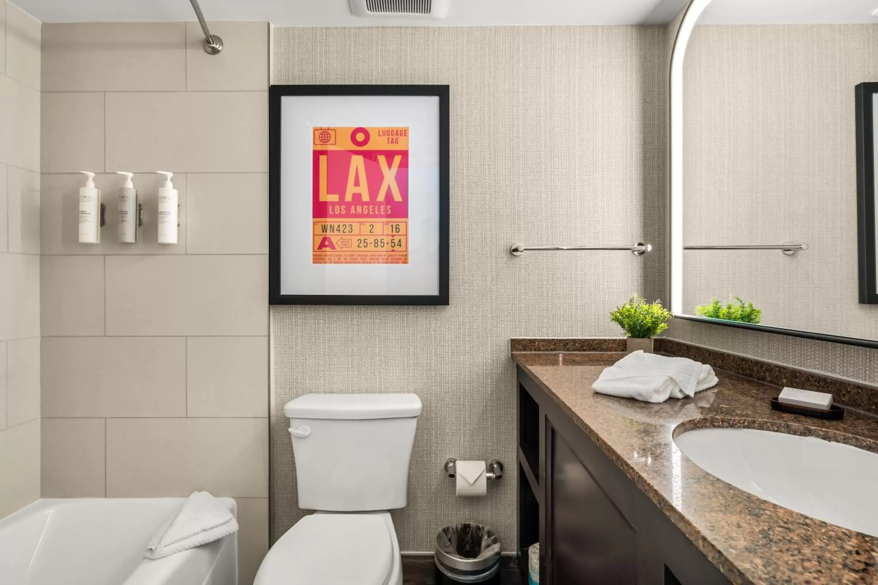 Two-Room Corner Suite with Two Queen Beds and Balcony in Embassy Suites by Hilton Los Angeles International Airport South Two-Room Corner Suite with Two Queen Beds and Balcony in Embassy Suites by Hilton Los Angeles International Airport South