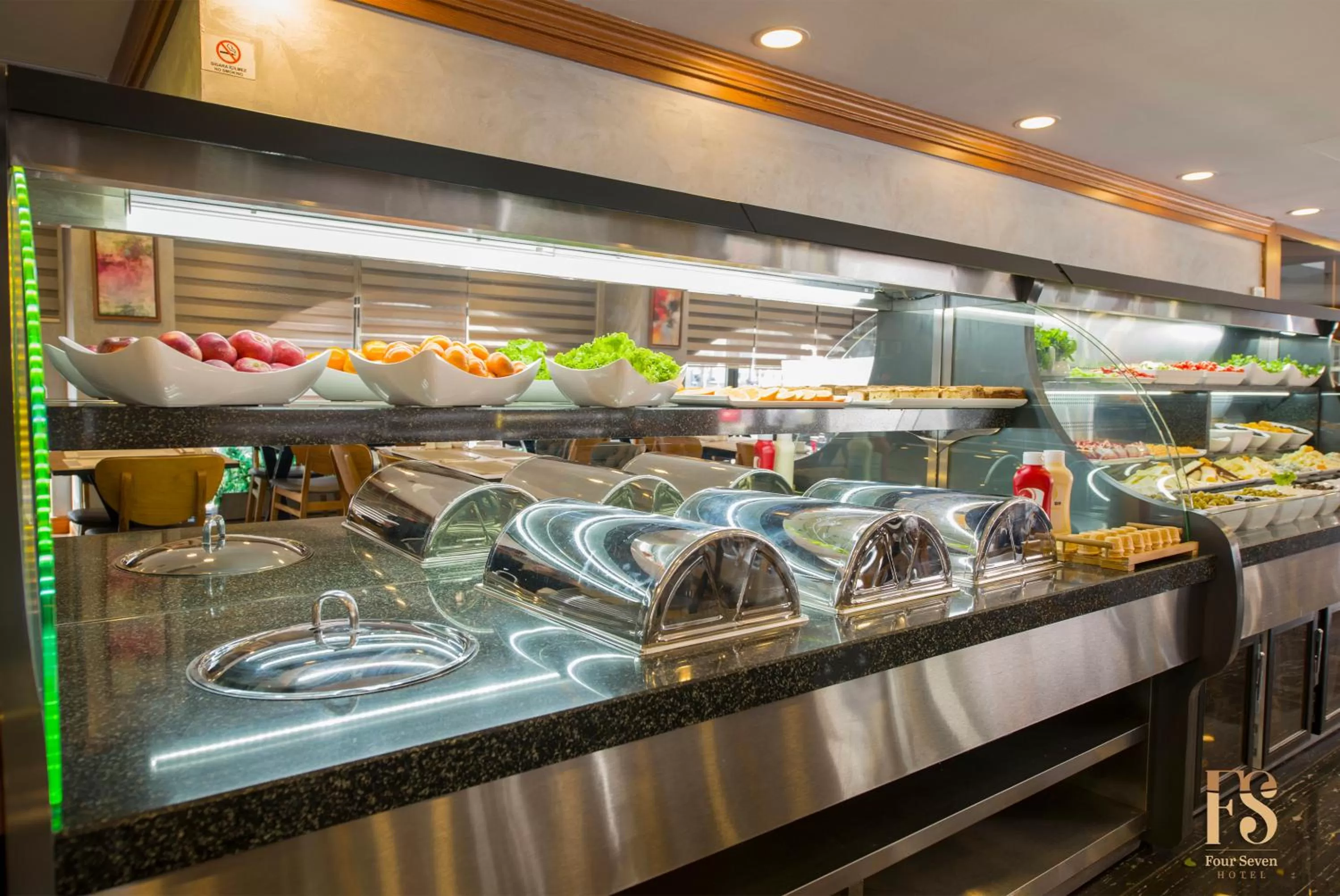 Buffet breakfast in FOUR SEVEN HOTEL