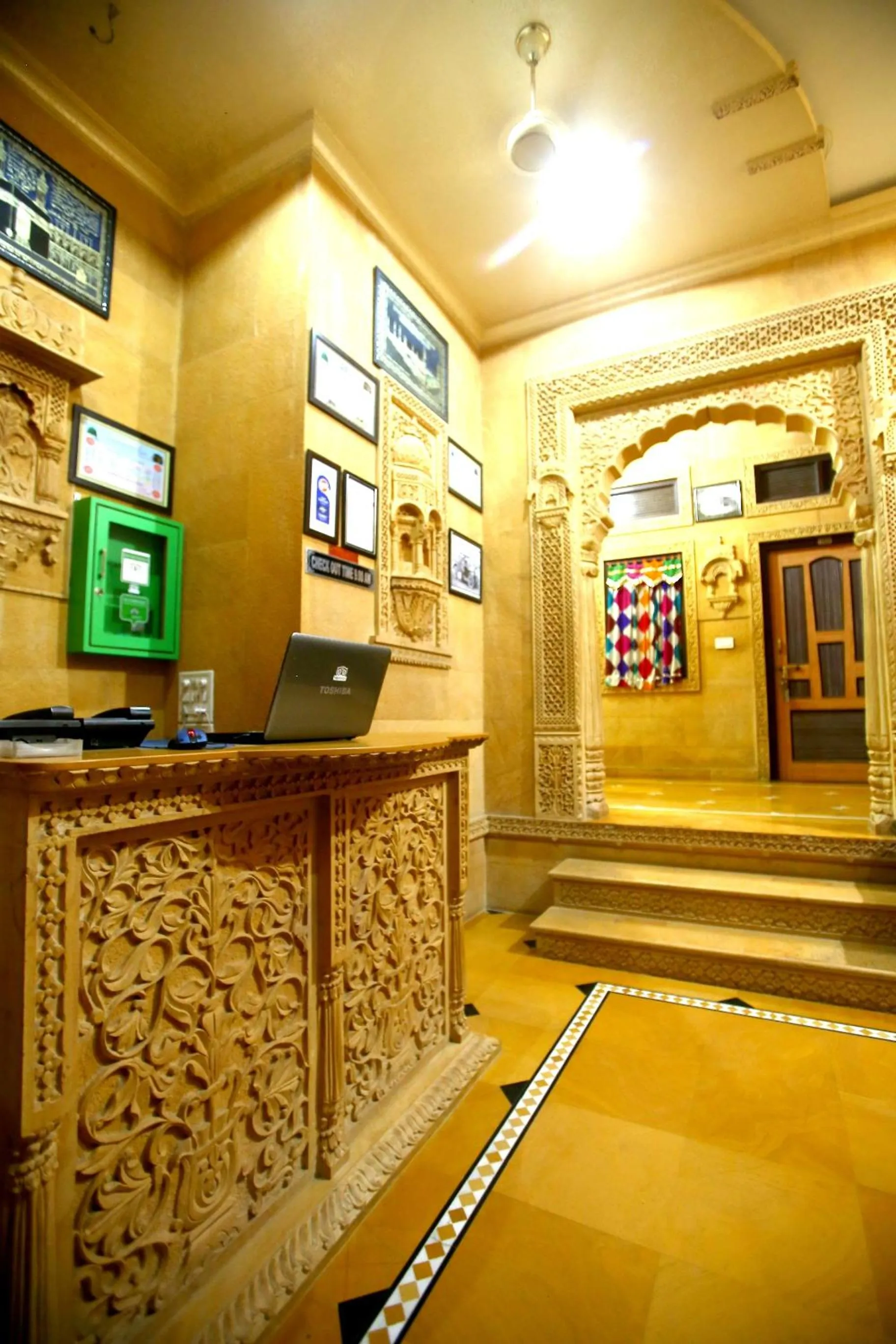 Lobby or reception in Hotel Royal Haveli