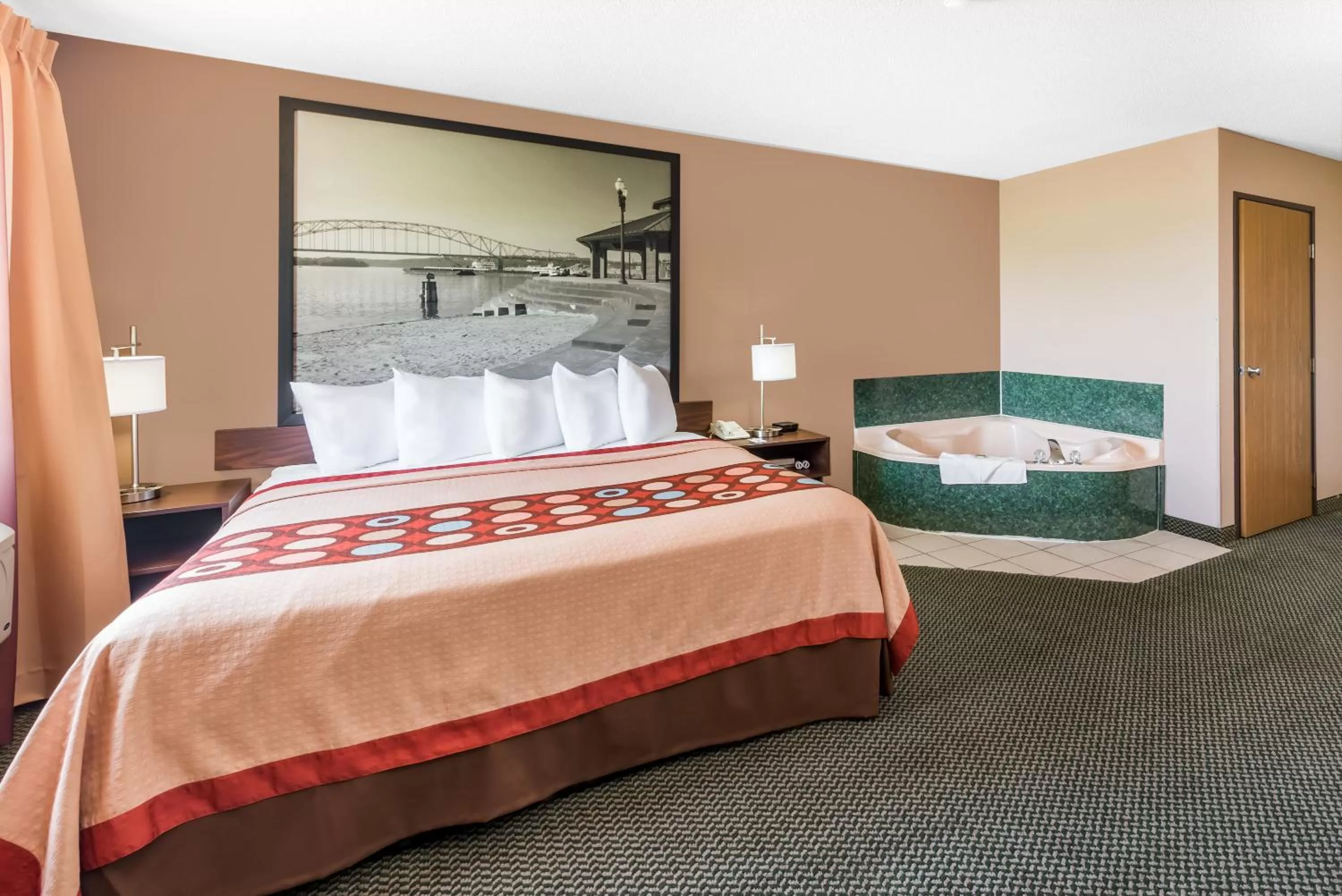 Bed in Super 8 by Wyndham Winfield-Quail Ridge Area