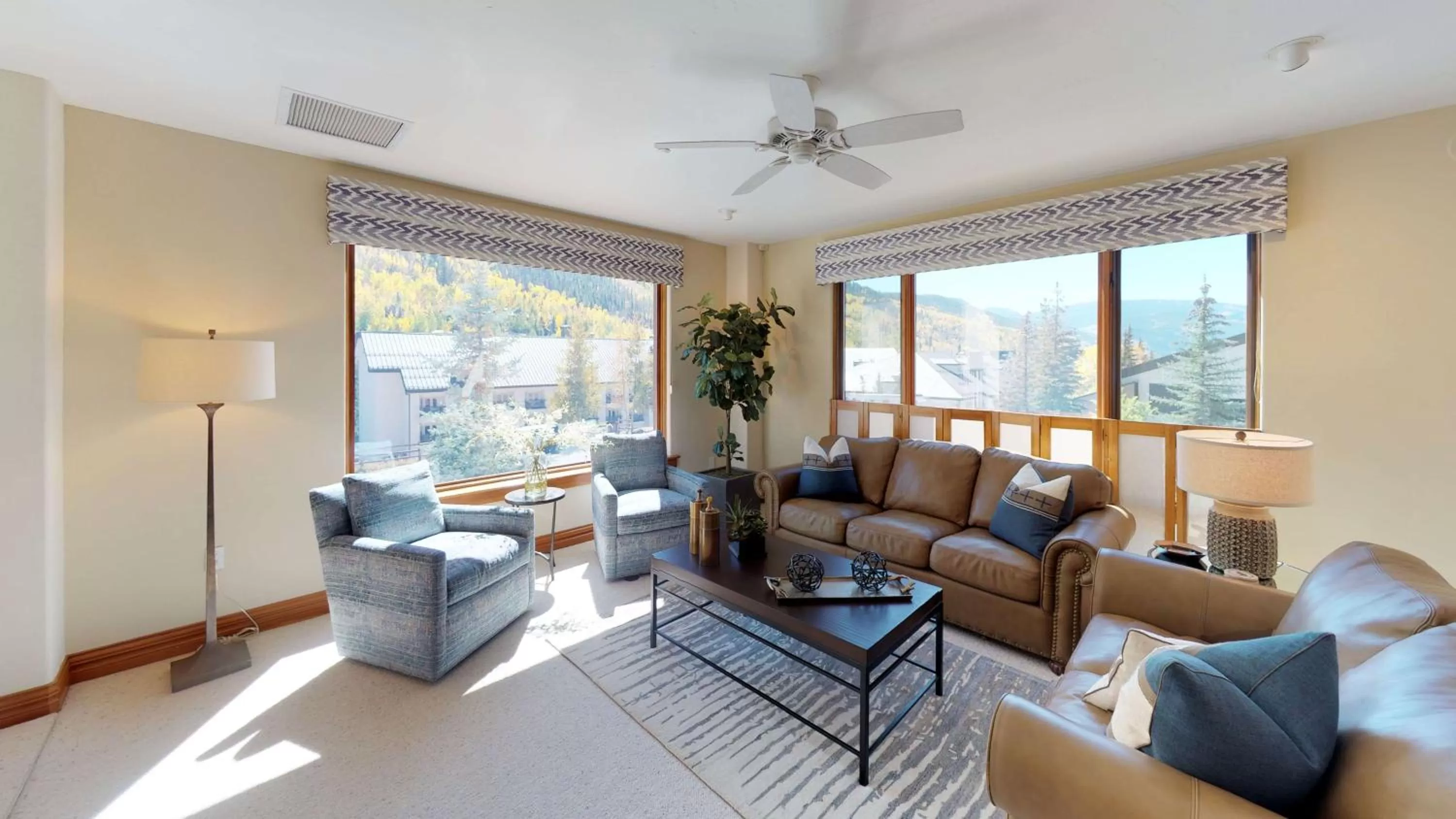 Living room in Vail Residences at Cascade Village, a Destination by Hyatt Residence