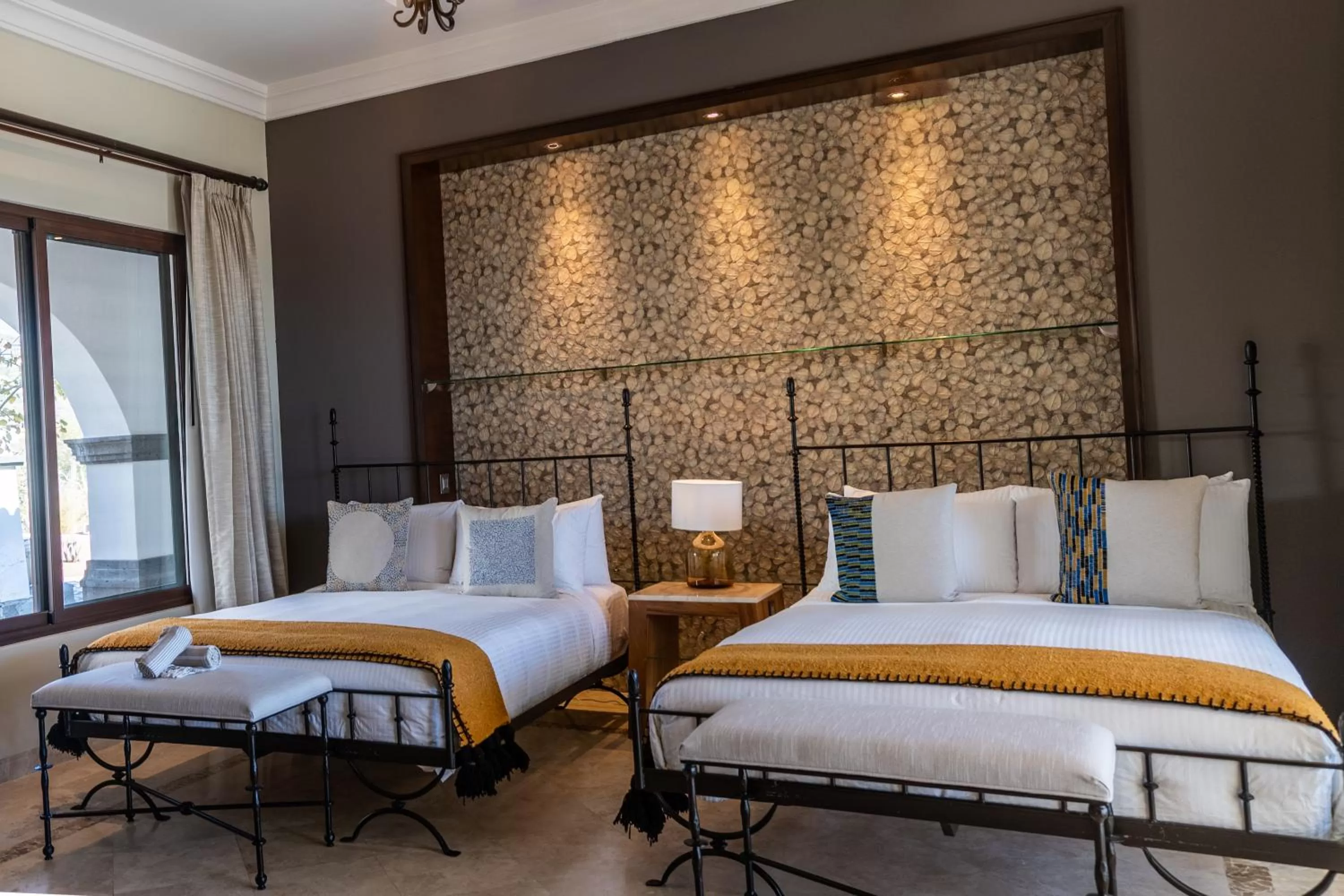 Bedroom, Bed in Orchid House Baja