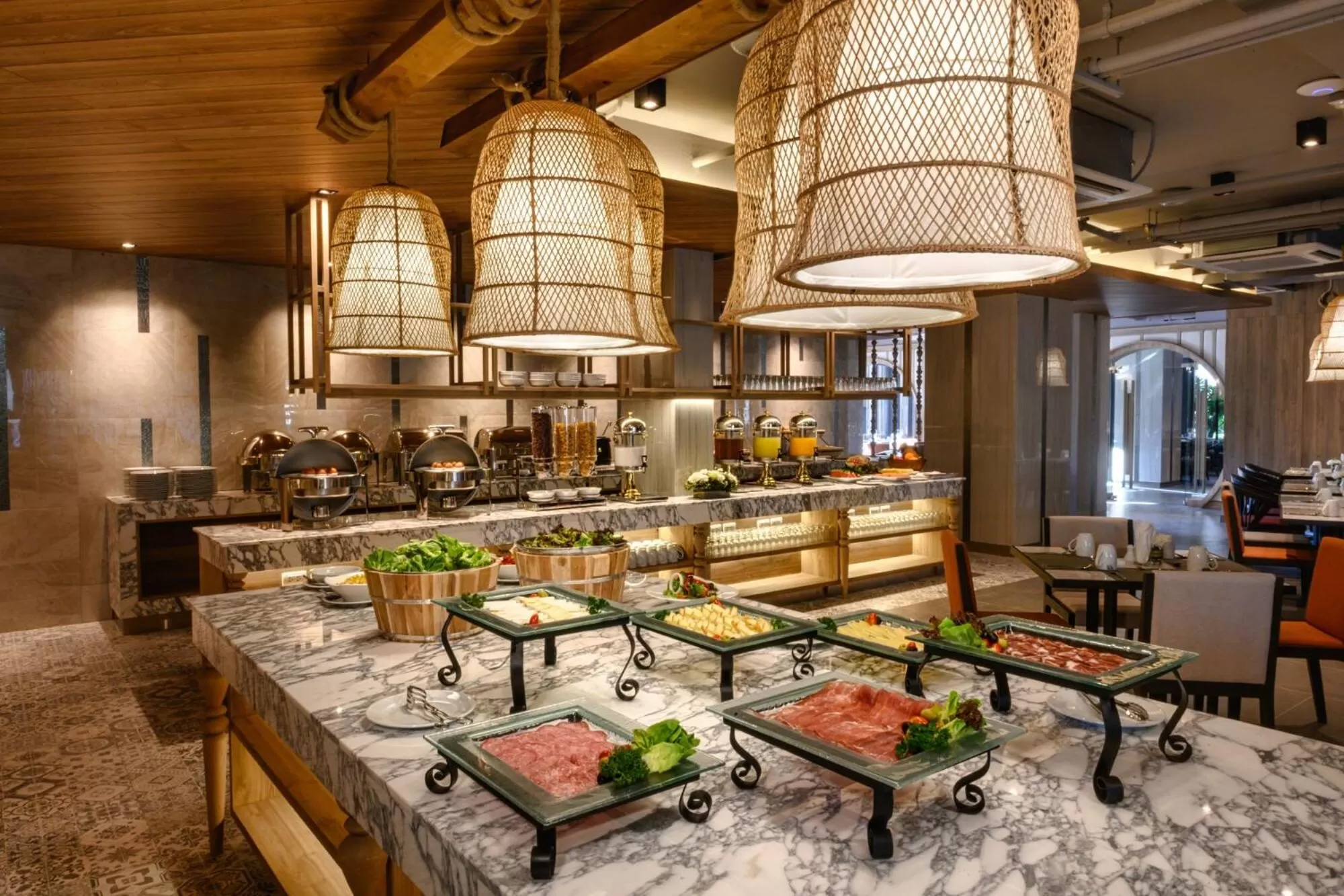 Buffet breakfast in iSanook Resort & Suites Hua Hin