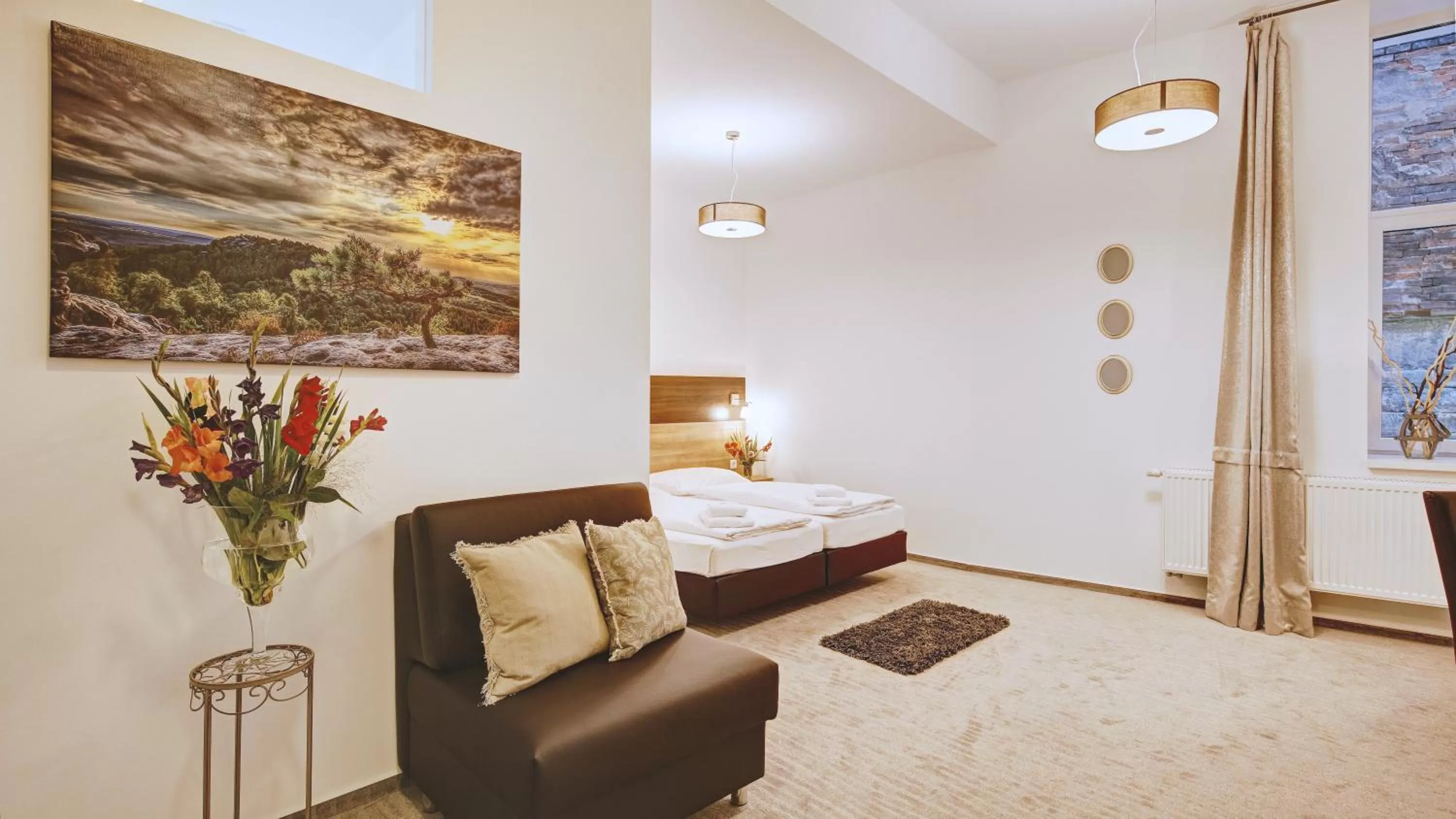 Photo of the whole room, Bed in Boutique-Hotel Kronenstuben