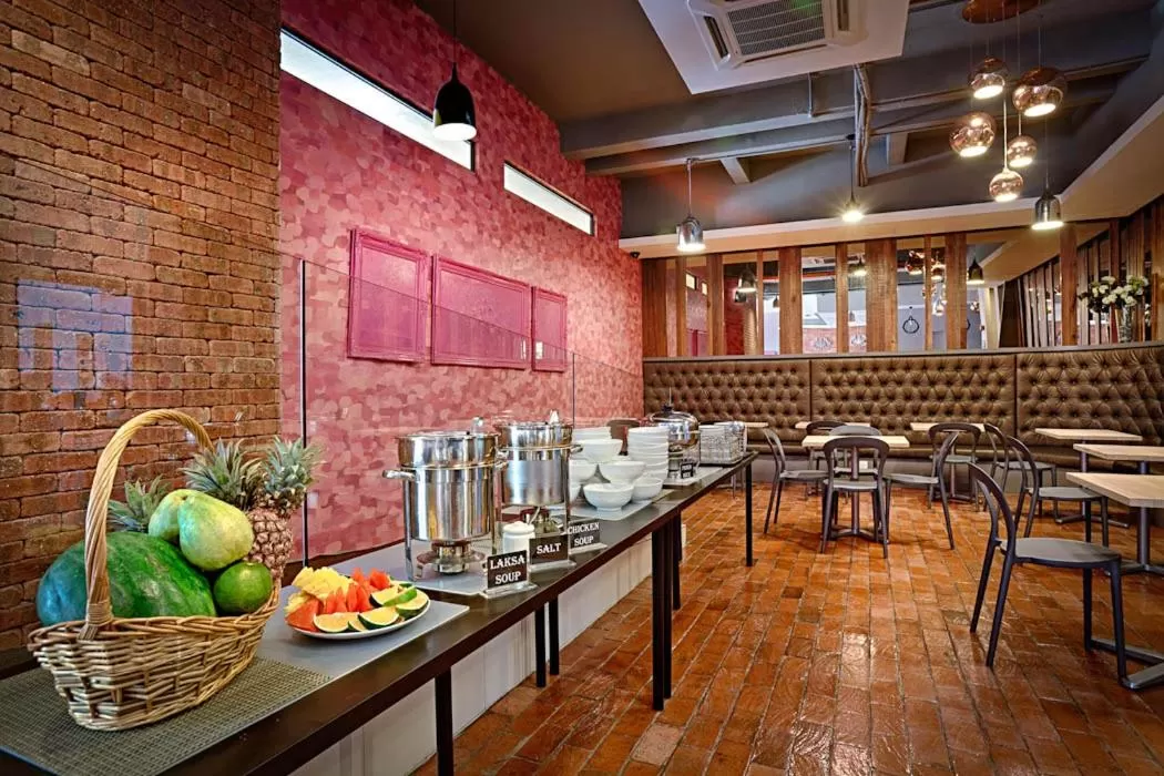 Breakfast in the youniQ Hotel, Kuala Lumpur International Airport