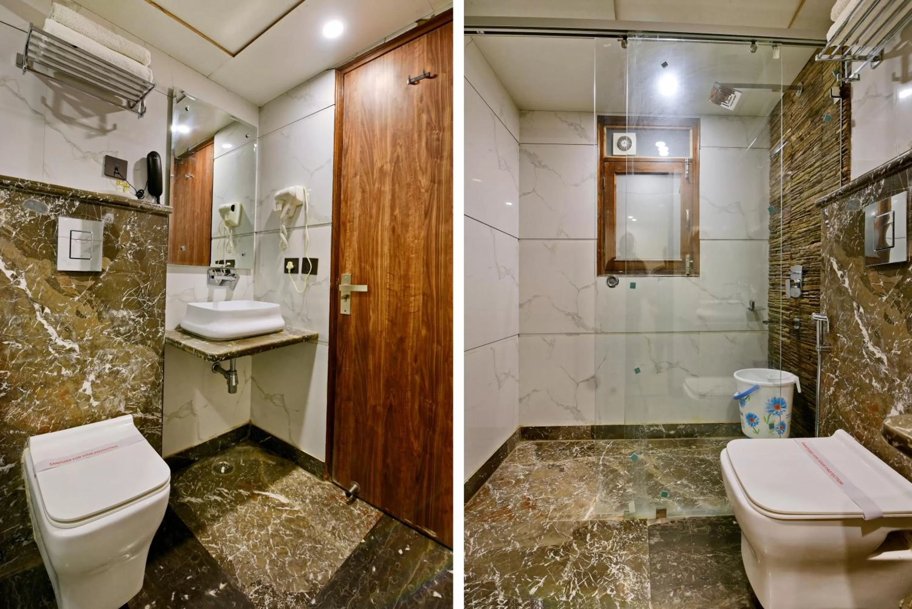 Bathroom in Hotel Blue Pearl - Free Airport Pick up