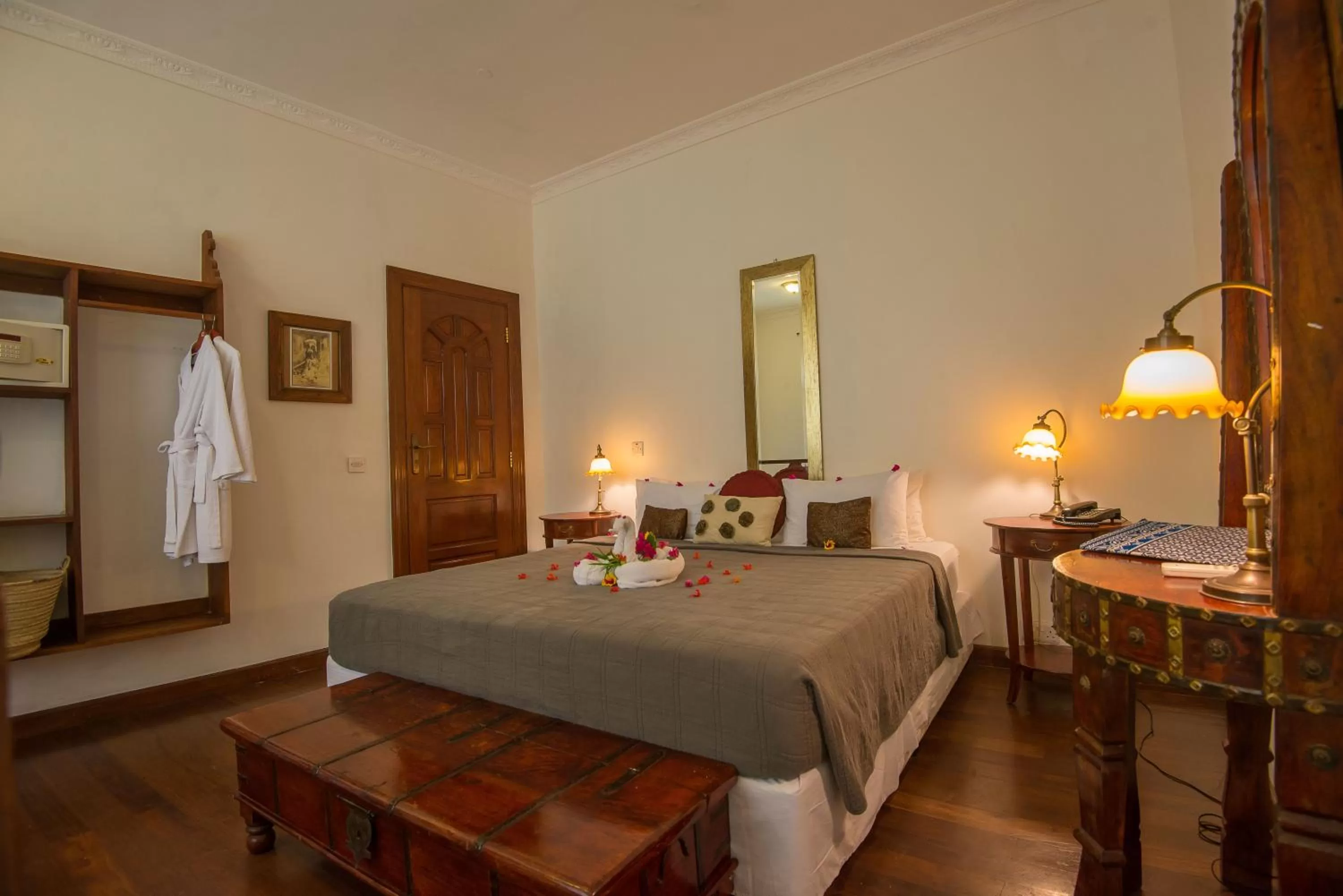 Bed in The Seyyida Hotel and Spa