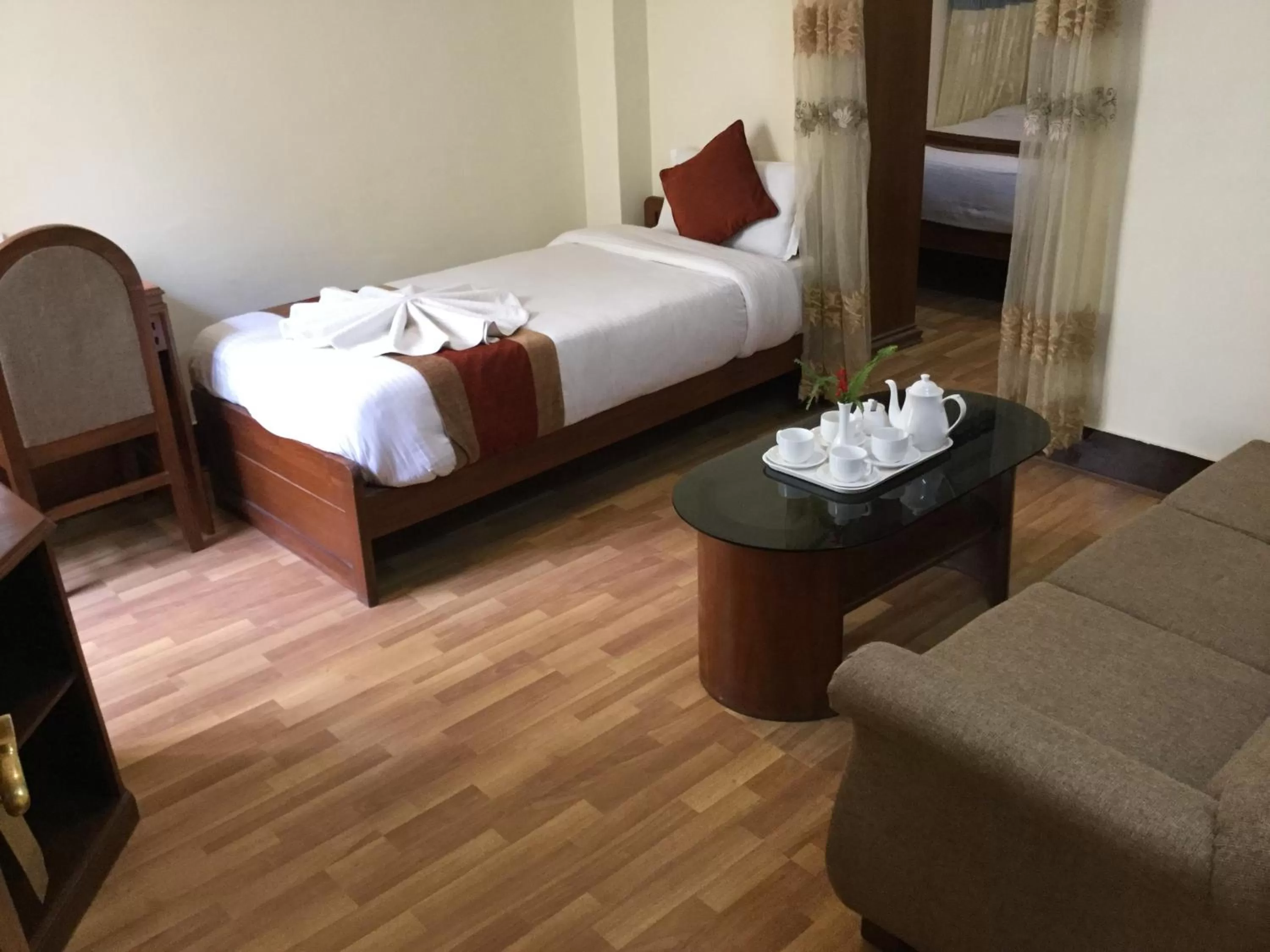 Coffee/tea facilities, Bed in Trekkers Home