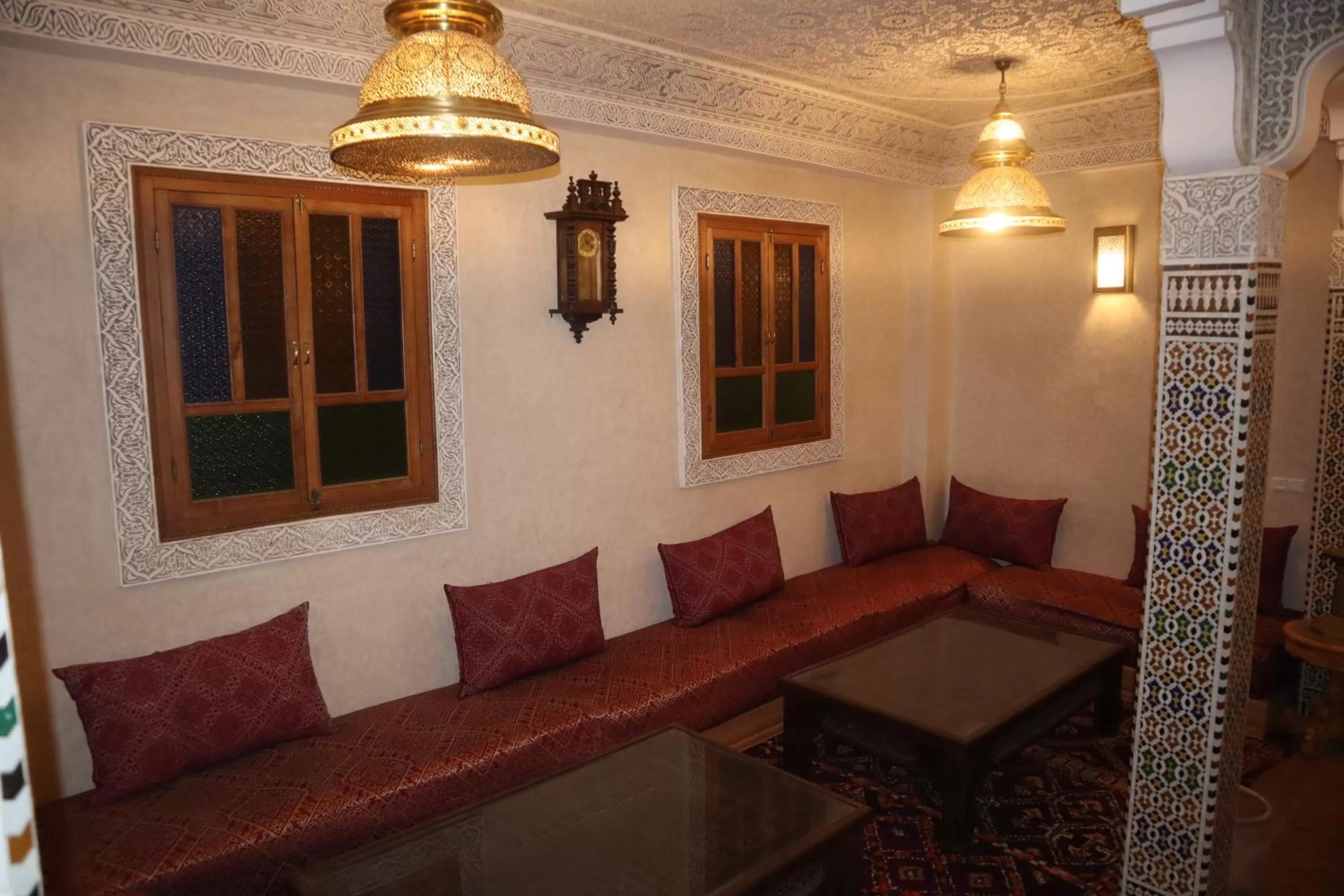 Living room in Riad le petit ksar