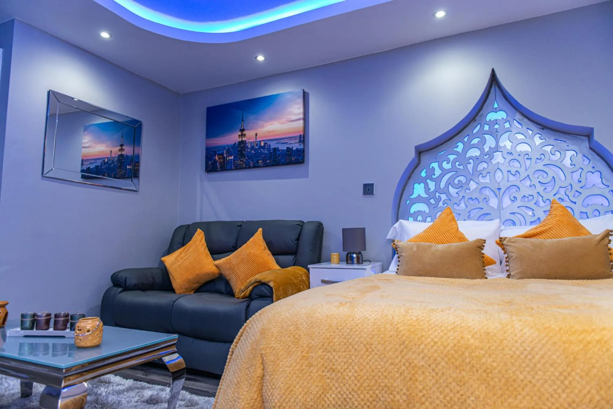 Bed in Meridian Serviced Apartments