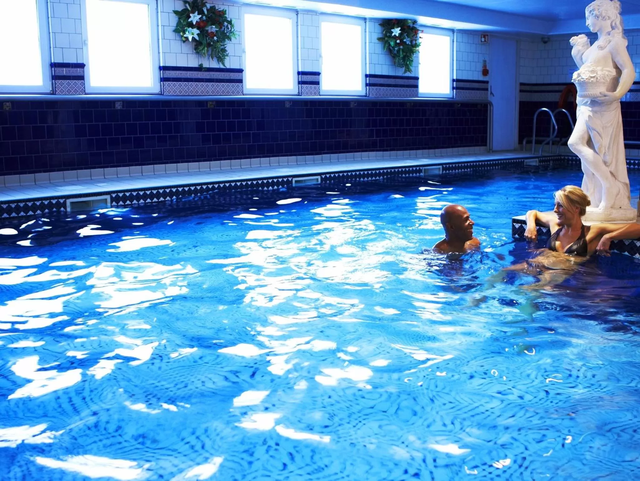 People in Crown Spa Hotel Scarborough by Compass Hospitality