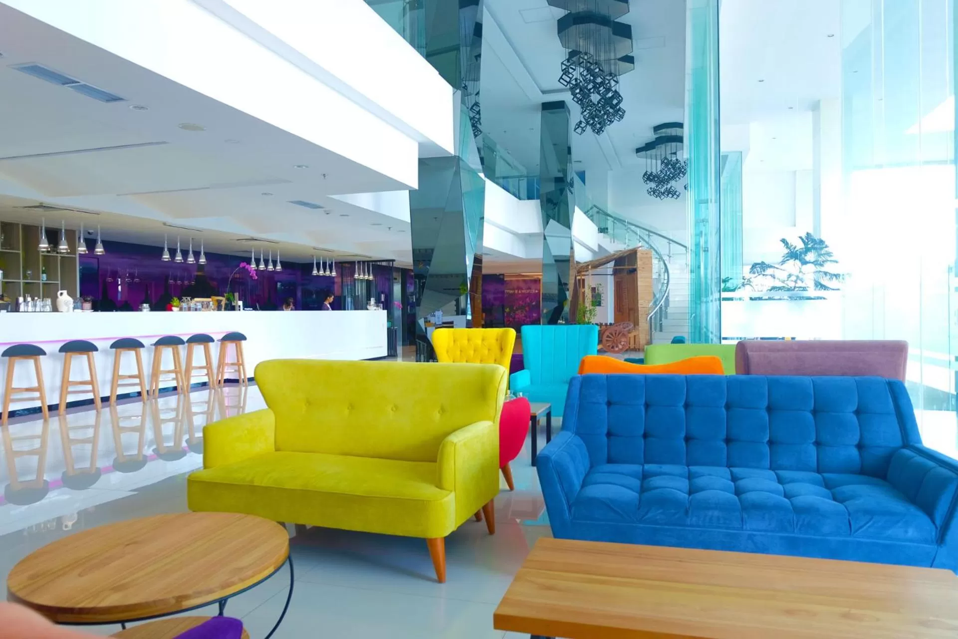 Living room in INNSiDE by Meliá Yogyakarta