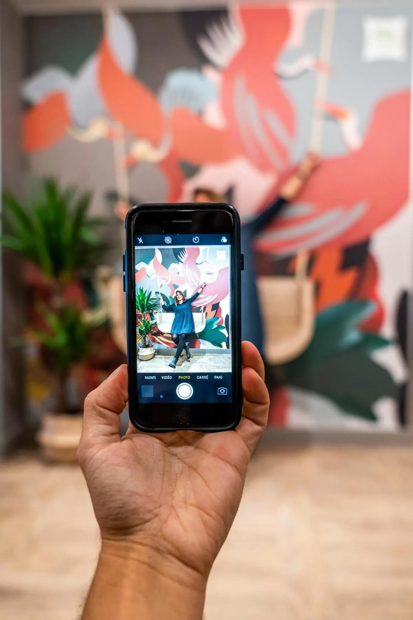 Lobby or reception in ibis Styles Rennes Cesson