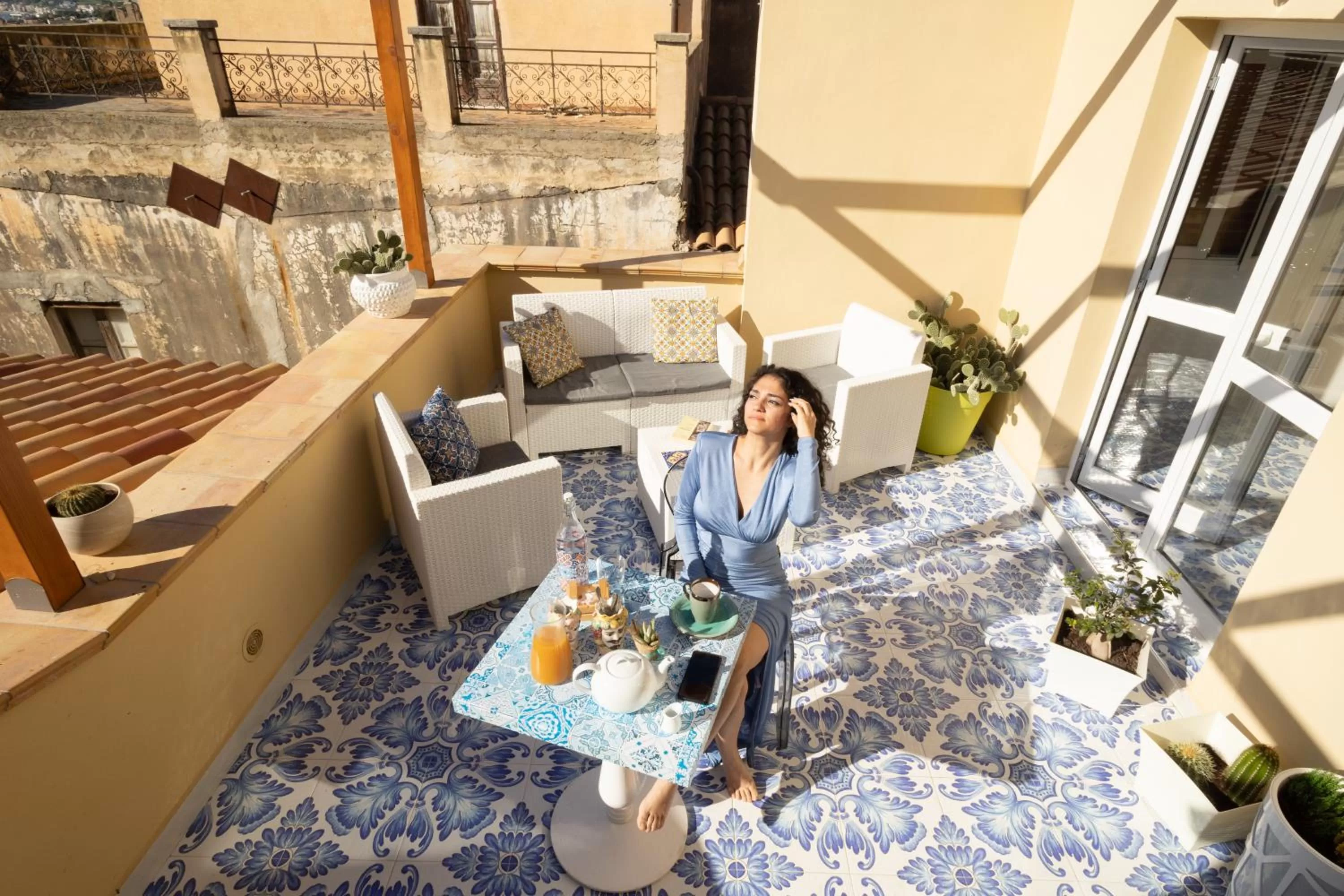 Balcony/Terrace in Kèramos Luxury Rooms