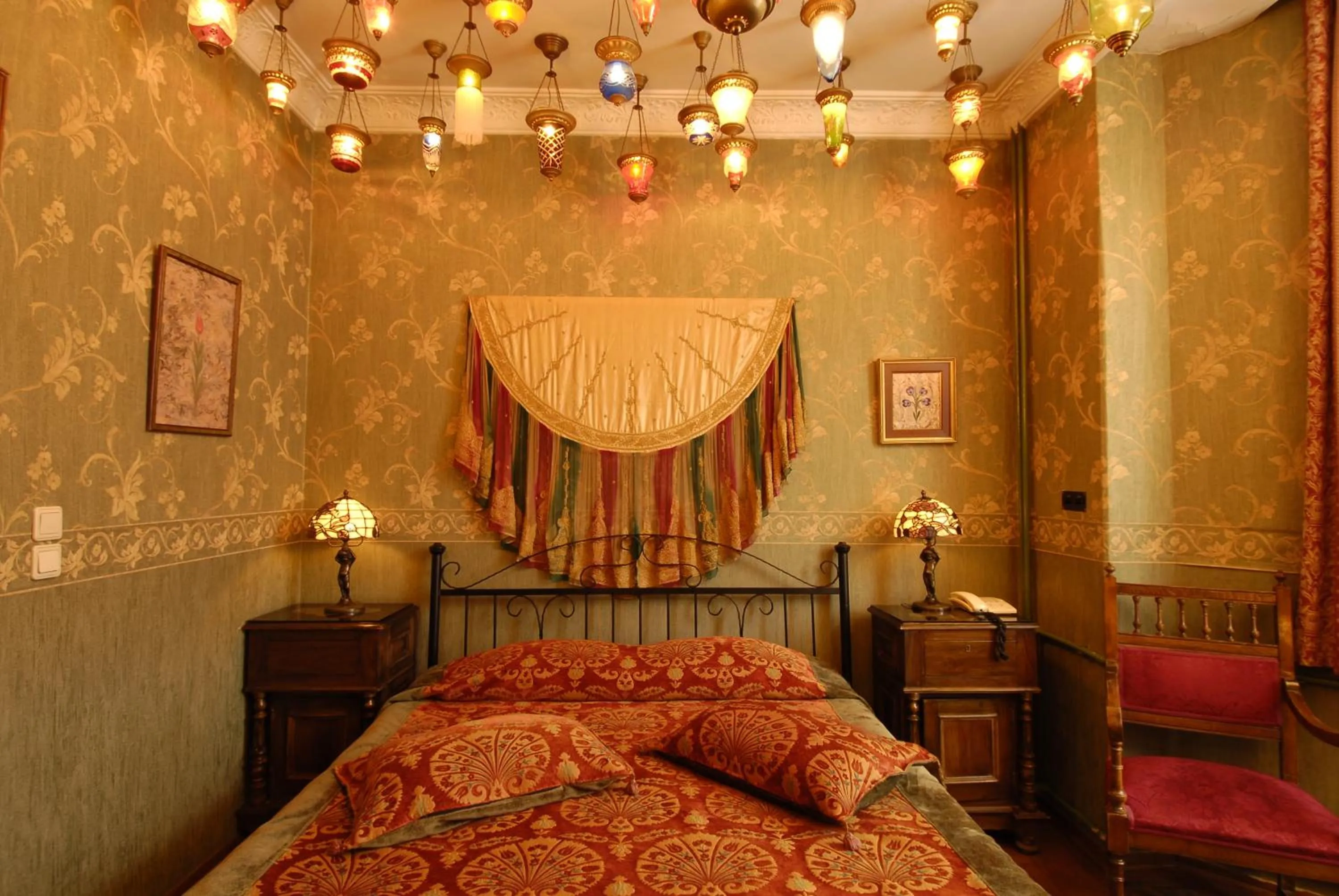 Decorative detail, Bed in Kybele Hotel