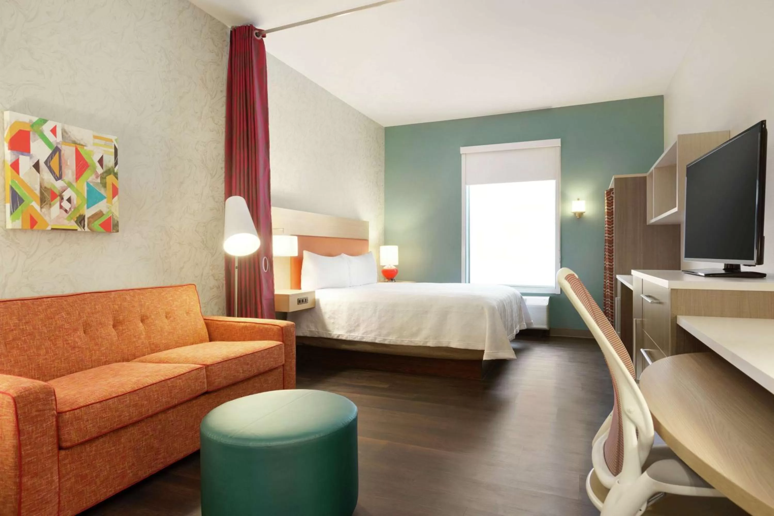 Bedroom, Bed in Home2 Suites By Hilton Florence Cincinnati Airport South