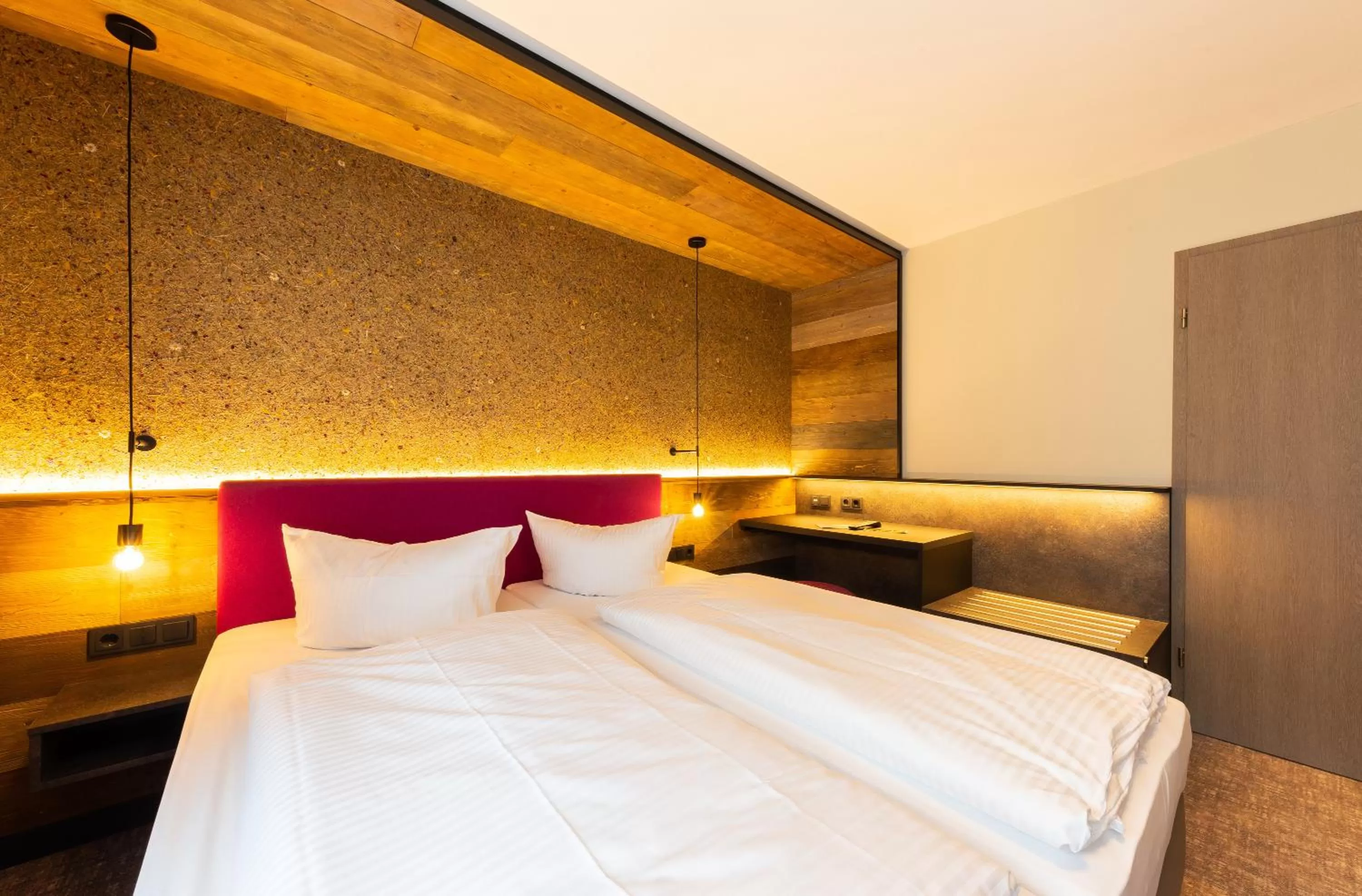 Bed in Hotel Waldmühle