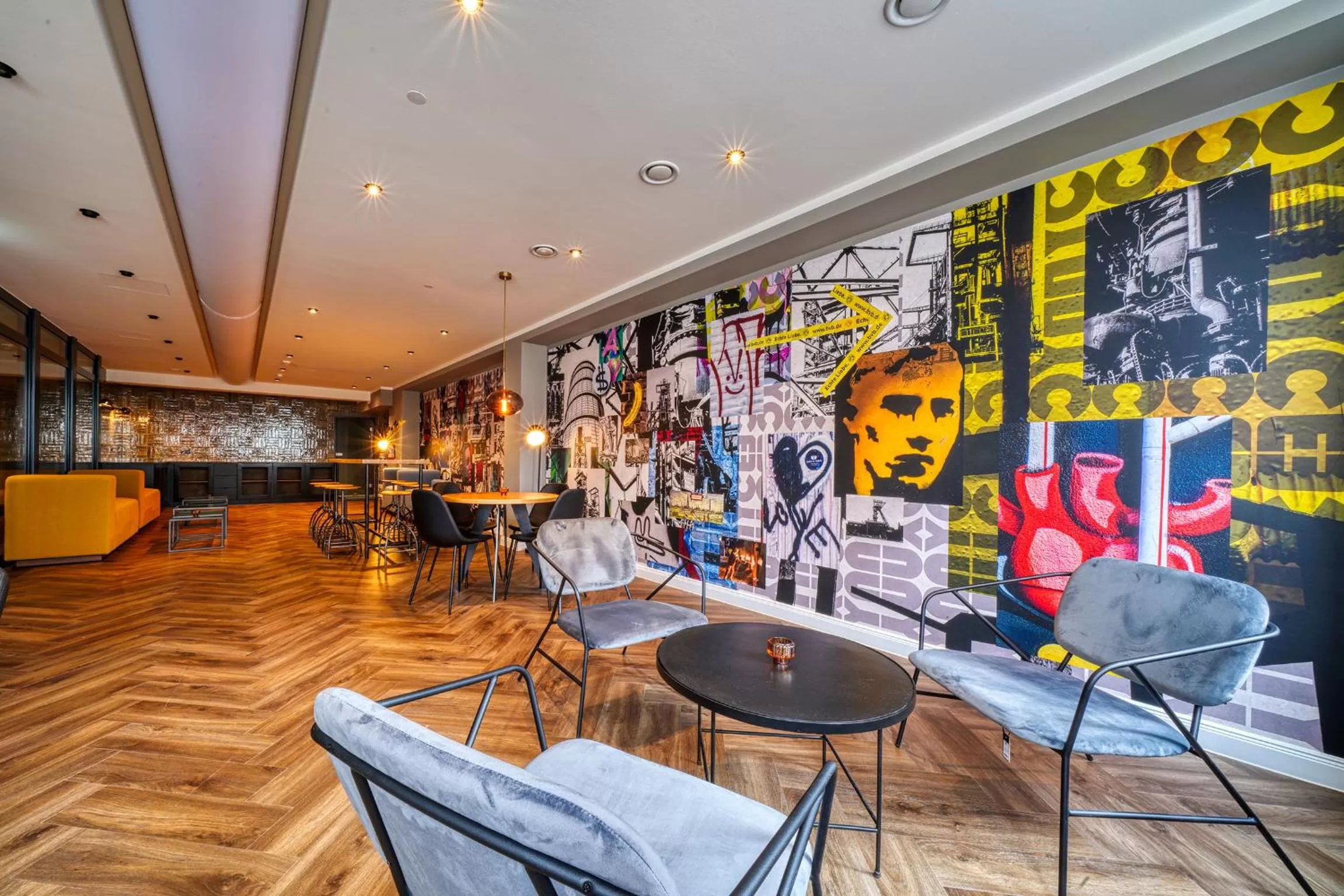 Seating area in NYCE Hotel Dortmund Thier Galerie