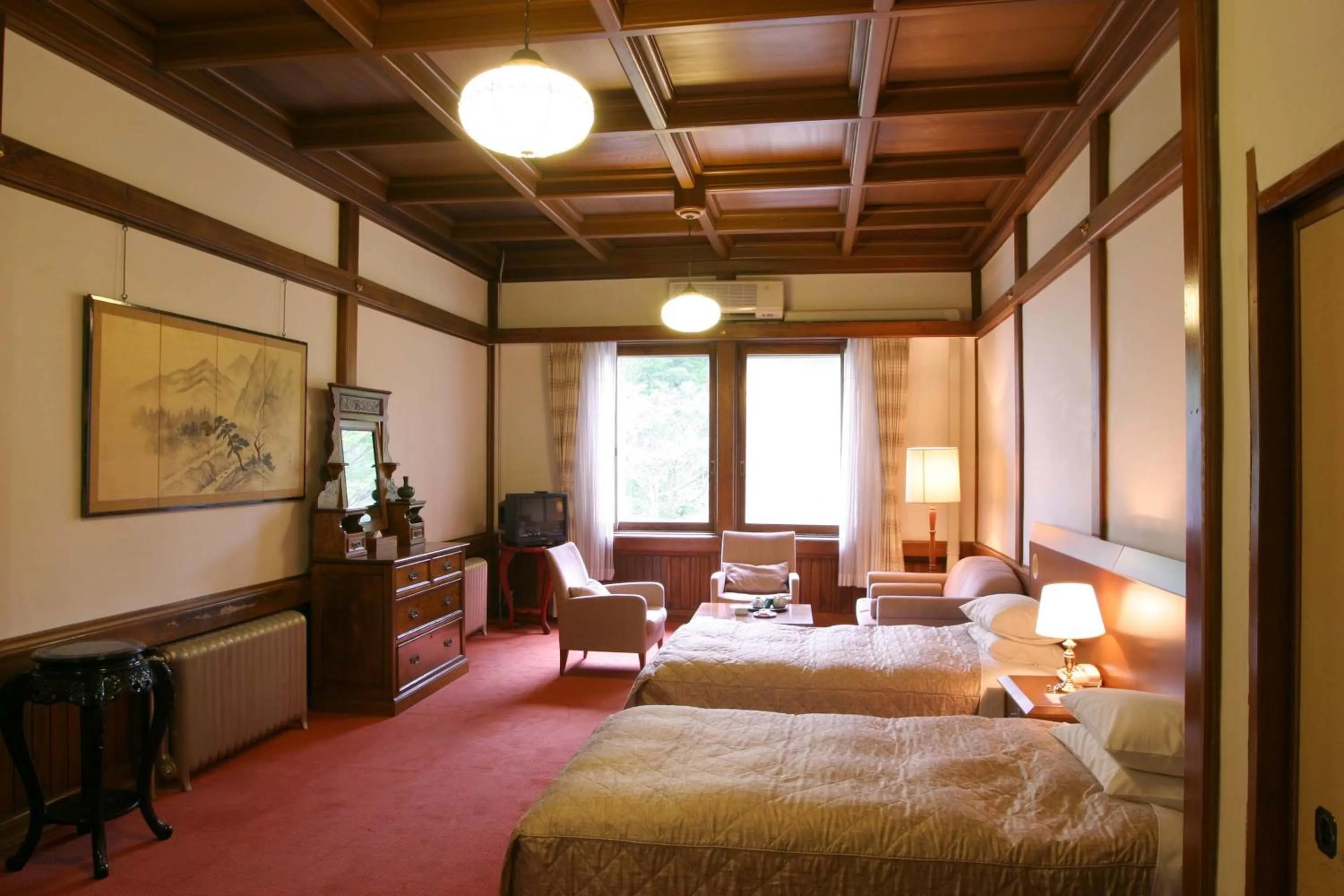 Photo of the whole room, Bed in Nikko Kanaya Hotel