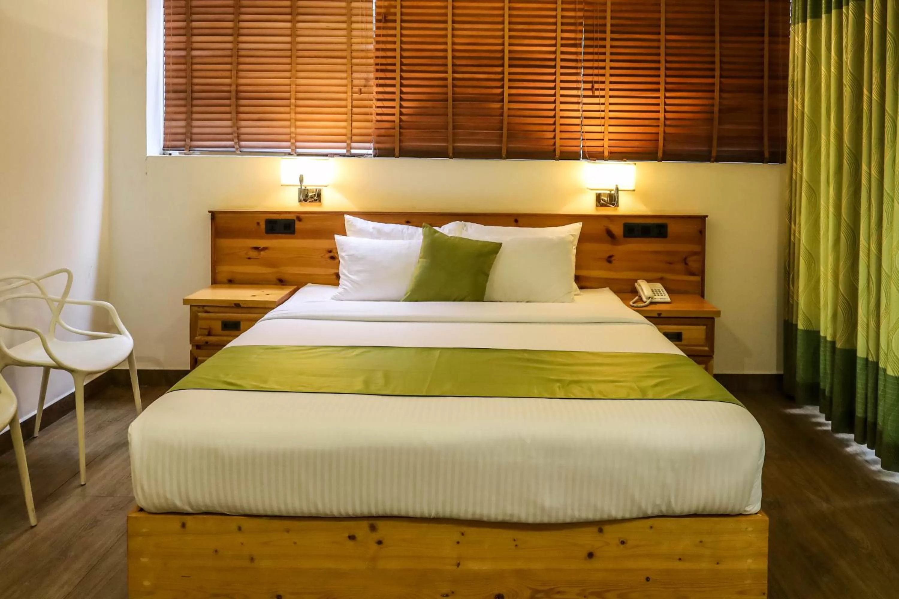 Bed in Hotel Ganthera Kandy