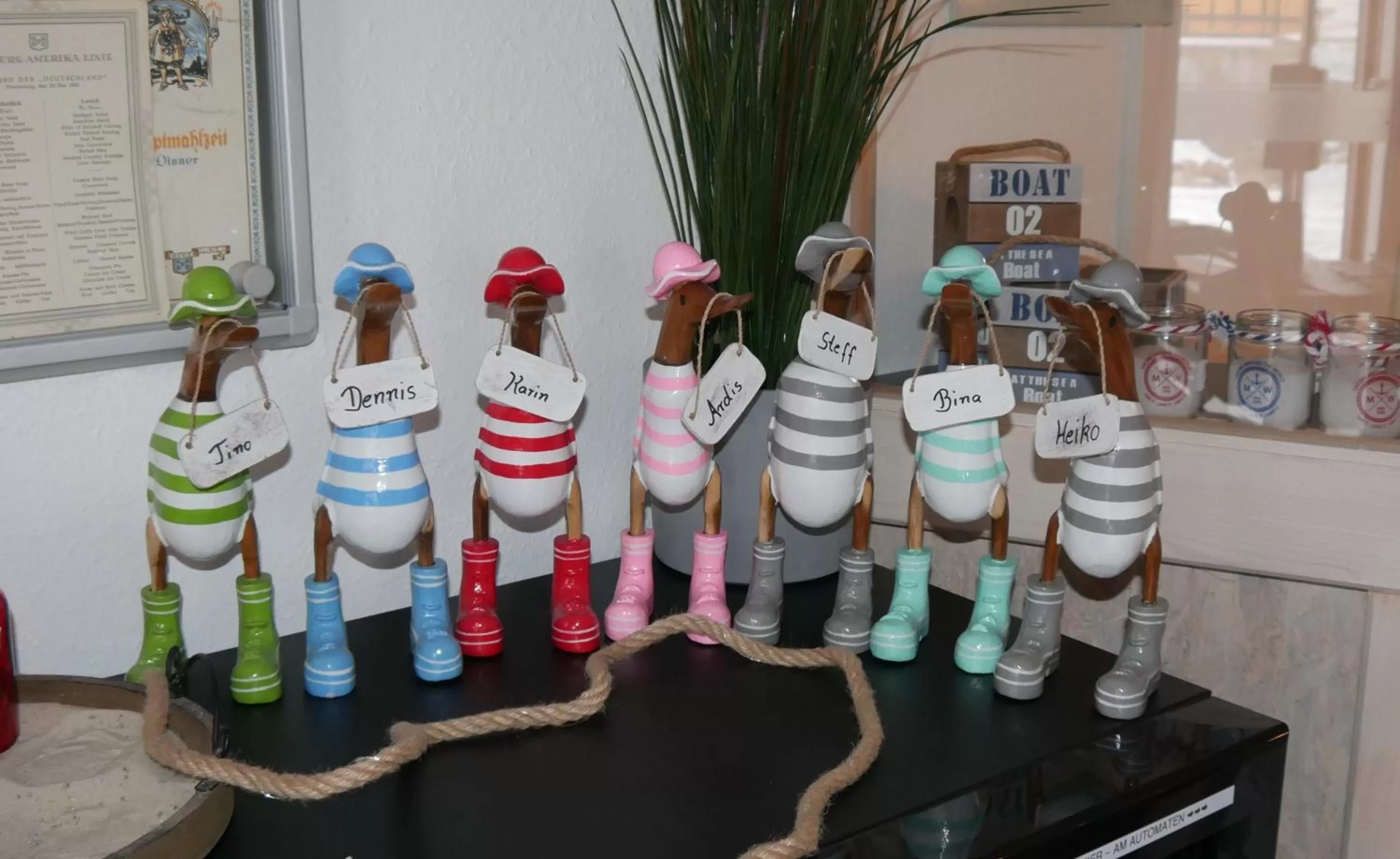 Decorative detail in Hotel Seeblick am Sankelmarker See - Natur und Erholung