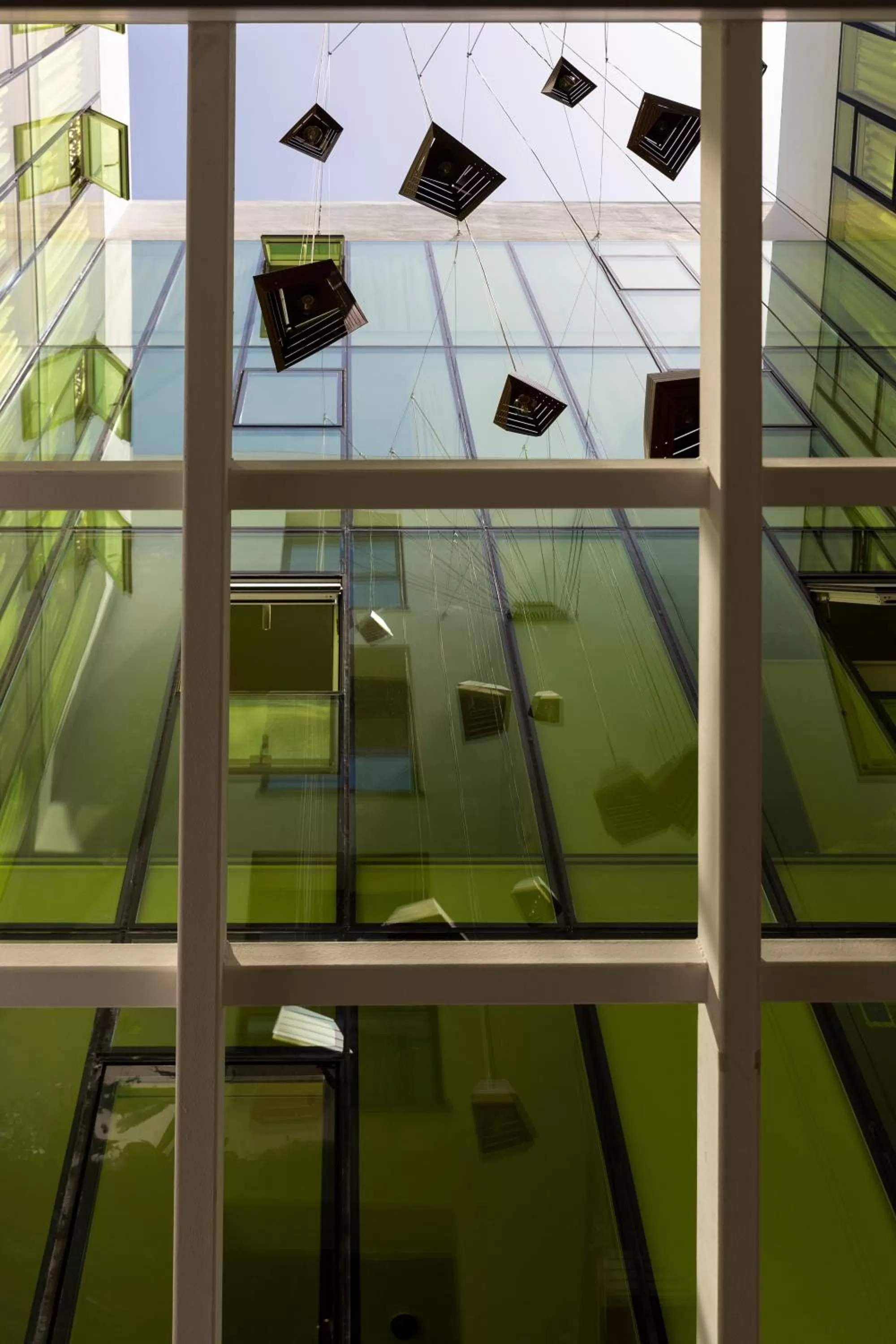 Inner courtyard view in Hotel Macià Sevilla Kubb