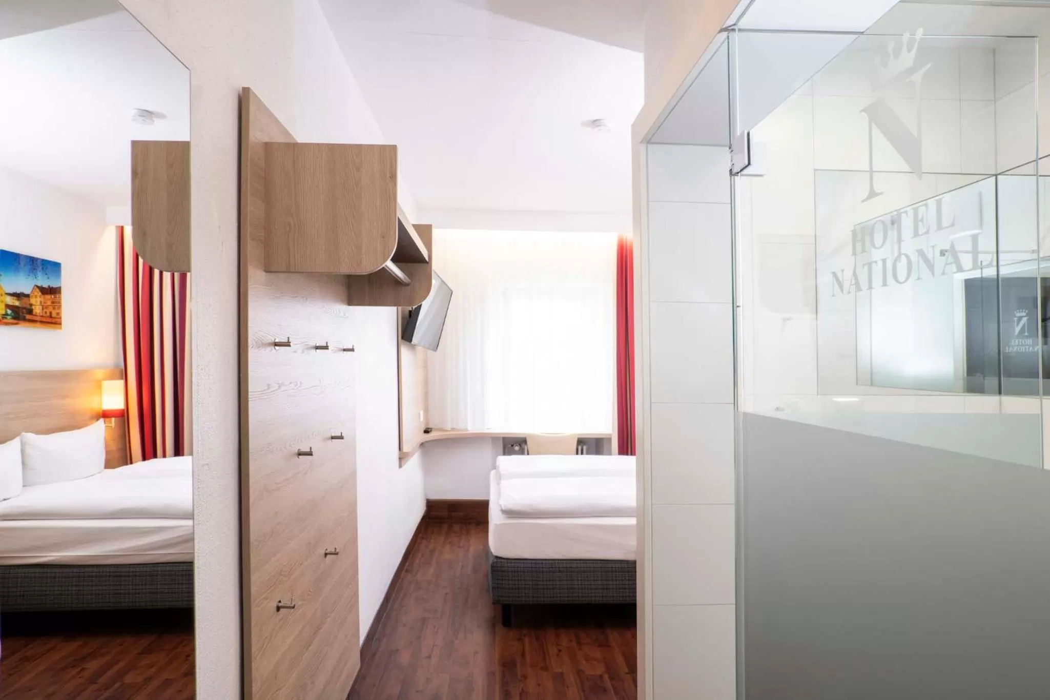 Photo of the whole room, Bed in Hotel National