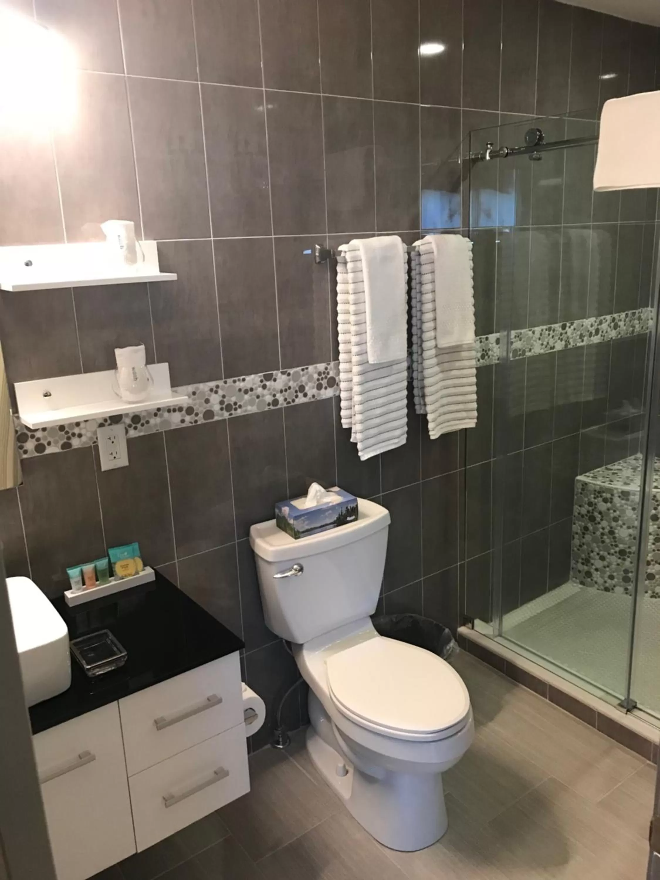 Shower in Elaine's Cape May Boutique Hotel