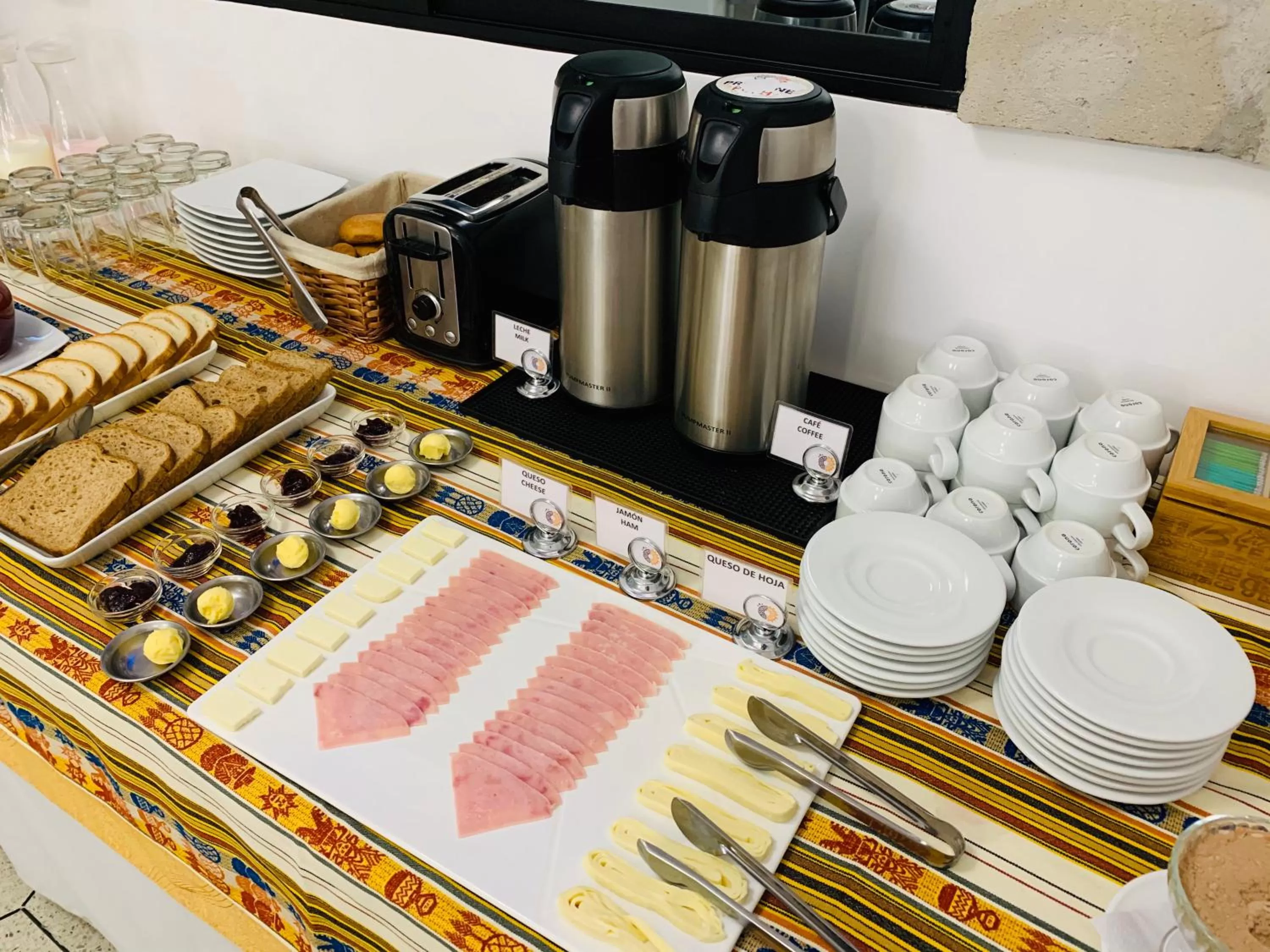 Breakfast in Hotel Endamo