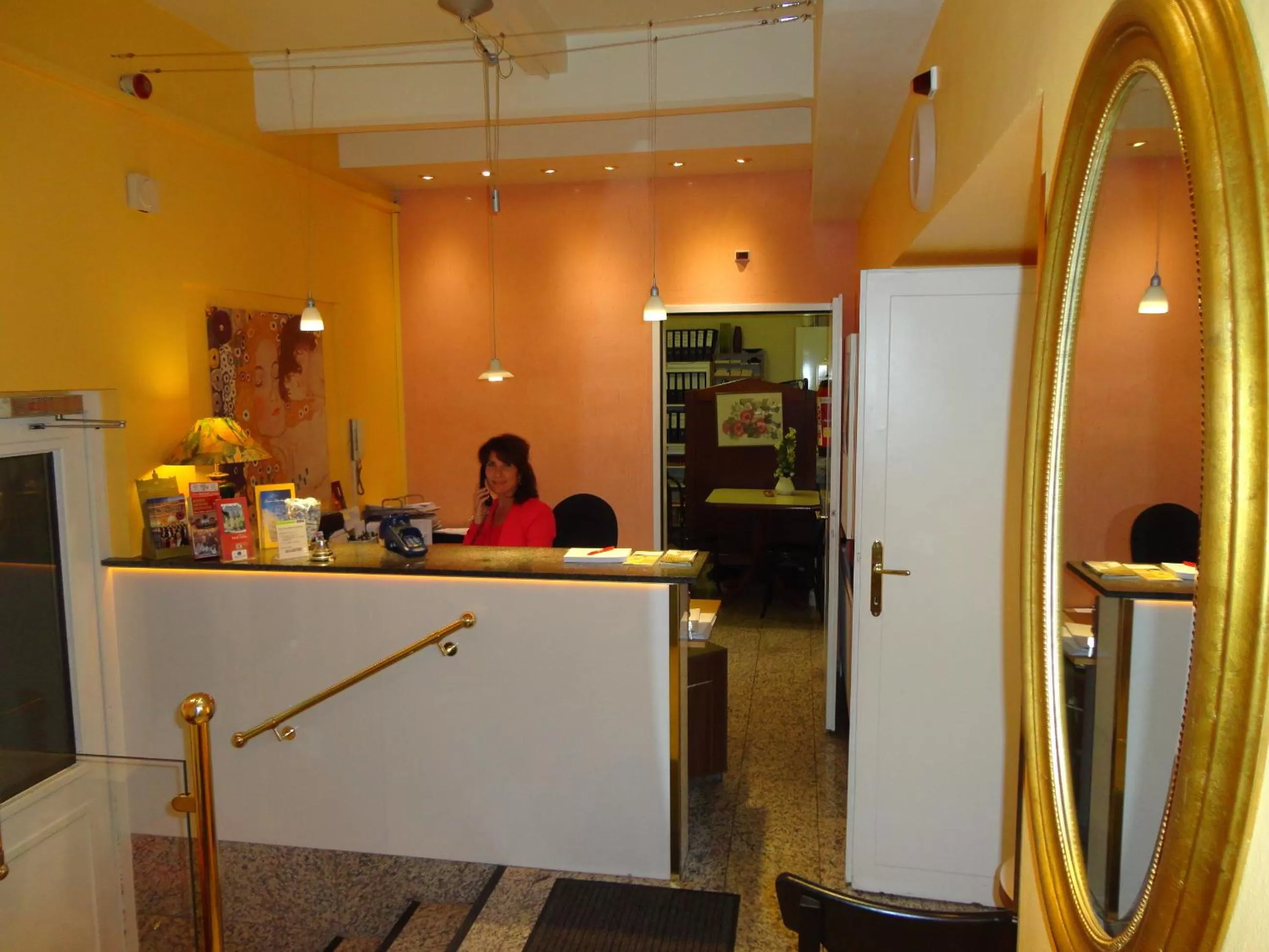 Lobby or reception in Pension Lehrerhaus