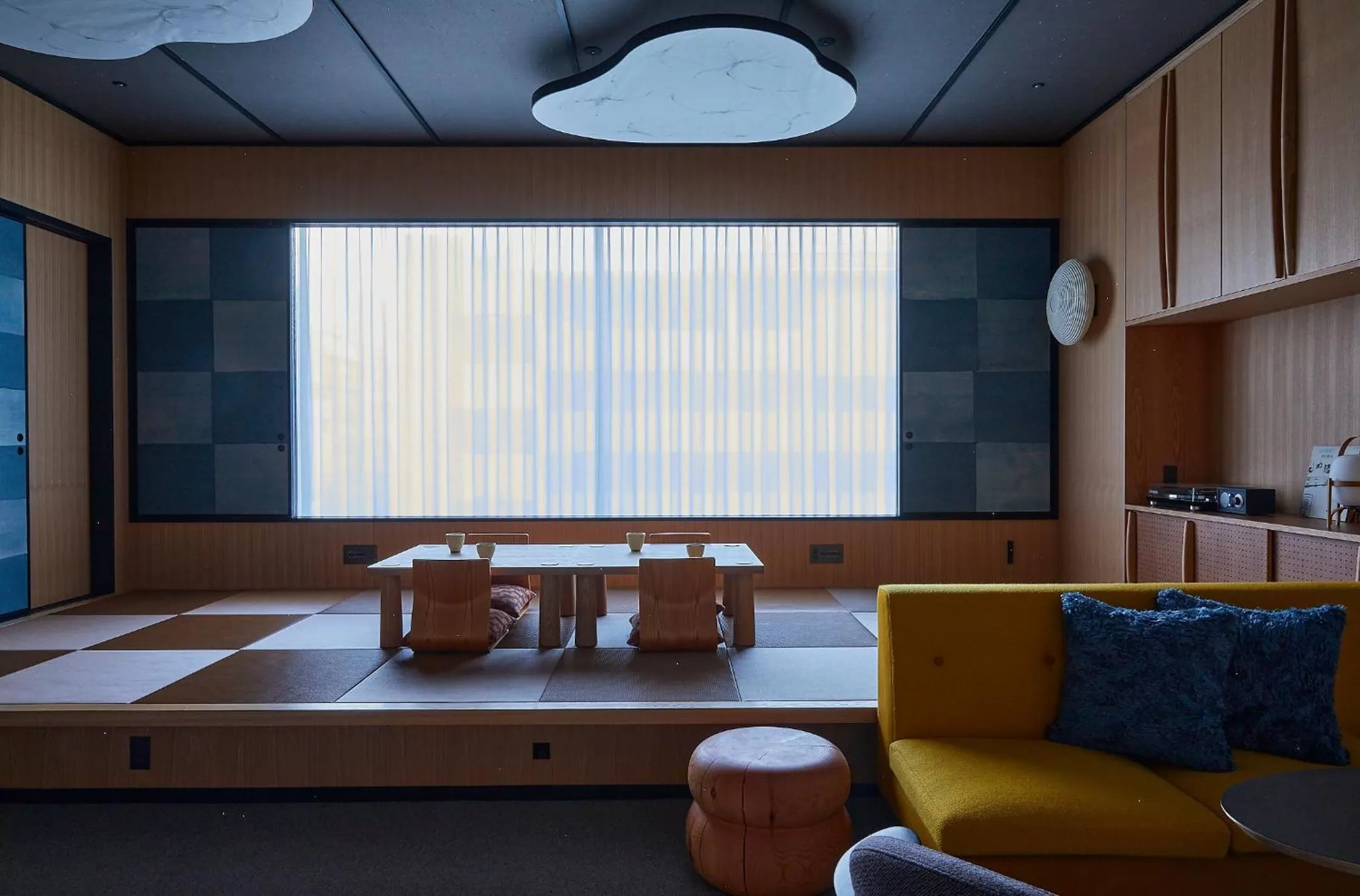 Living room in Ace Hotel Kyoto