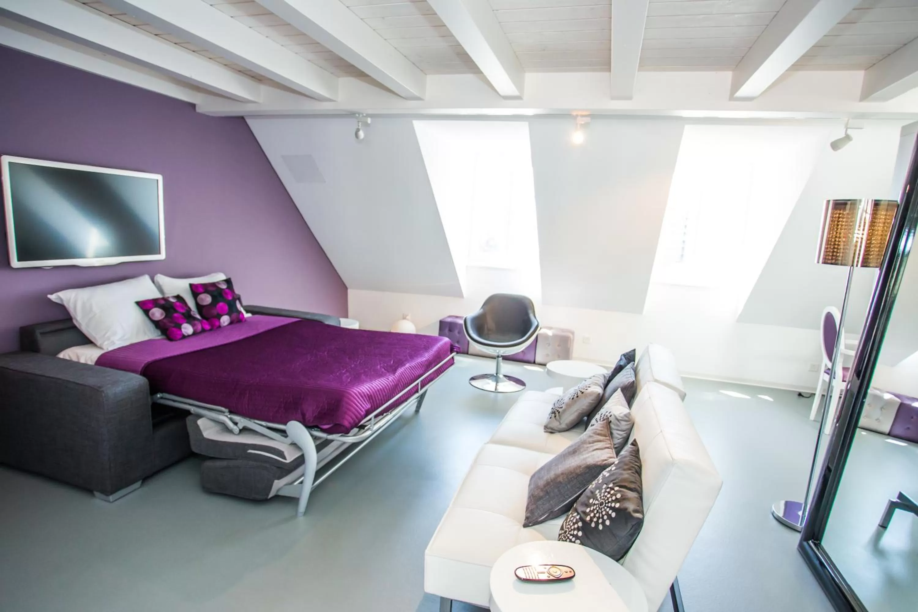 Bed in Guest House Le Charlot