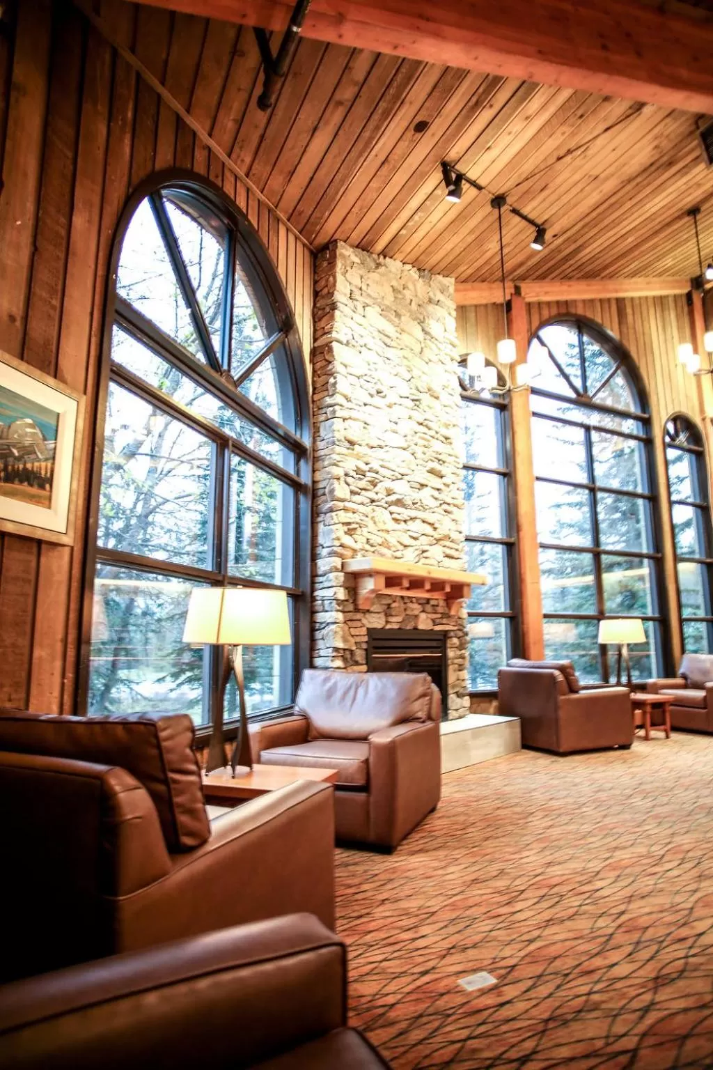 Lobby or reception in Lake Louise Inn