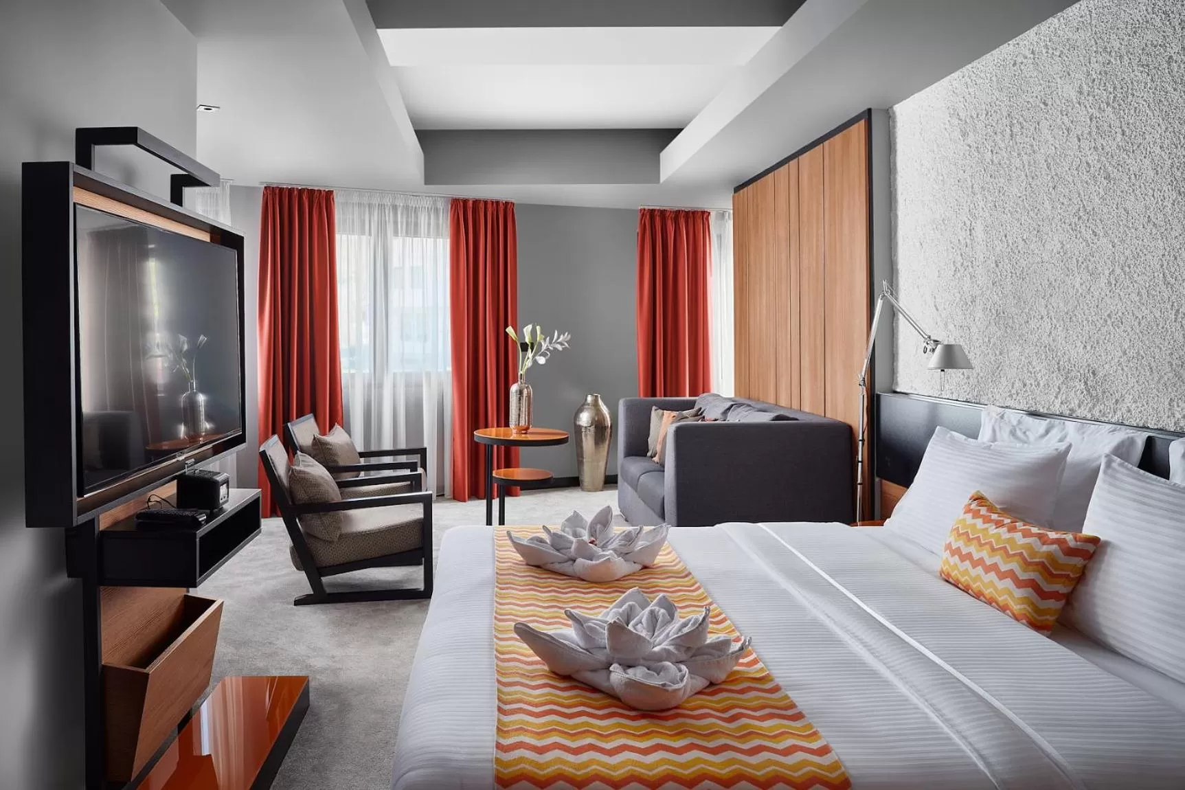 Photo of the whole room, Bed in Panoramika Design Hotel