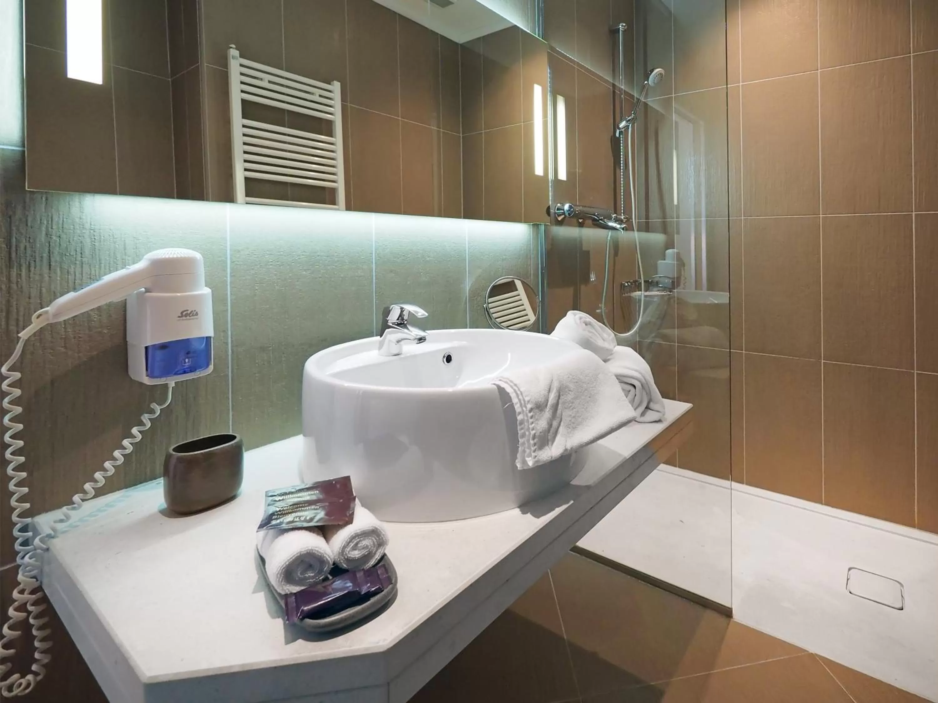 Bathroom in Charme Hotel Ristorante Tre Terre