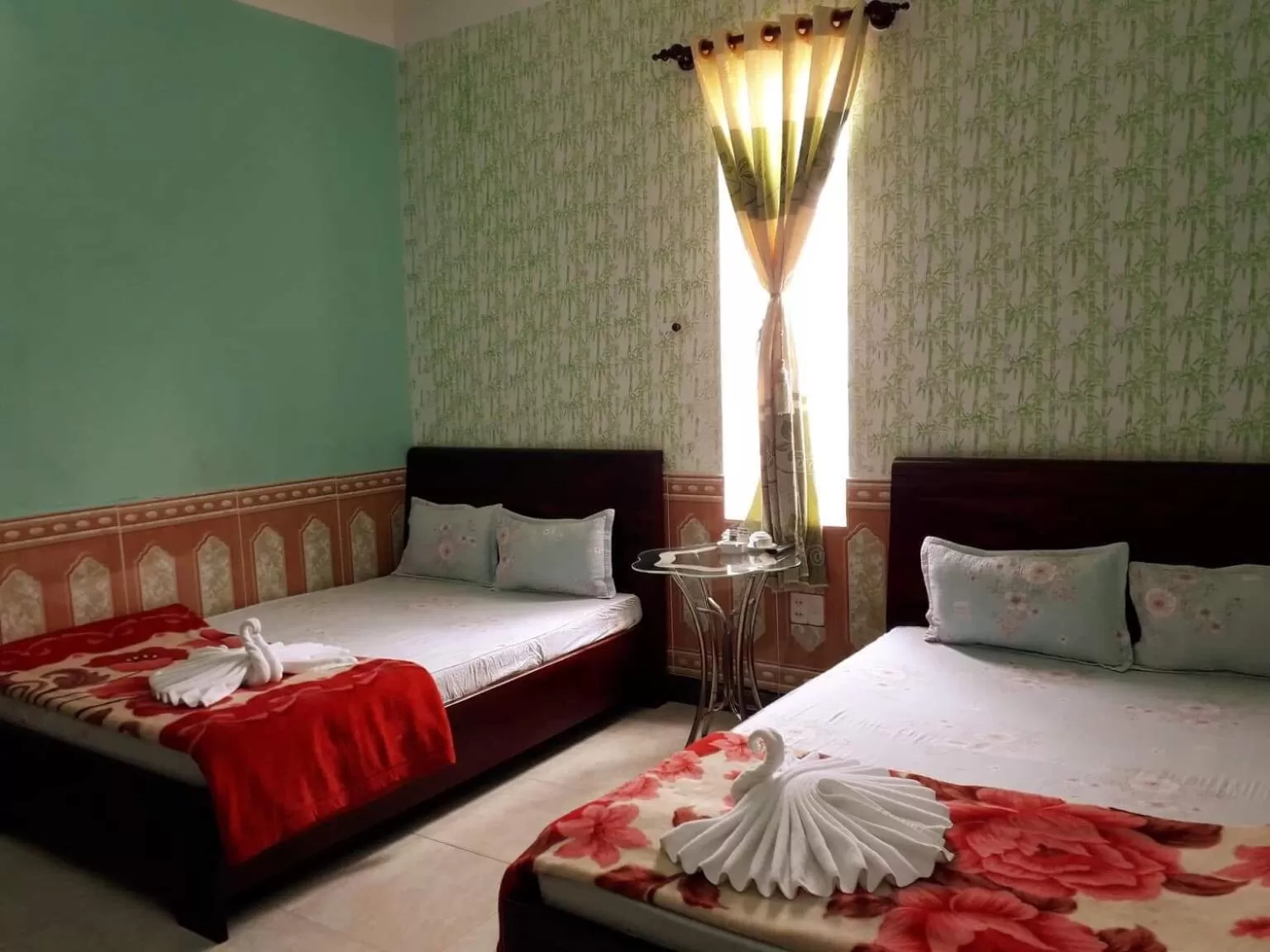 Bed in Tien Dat Motel