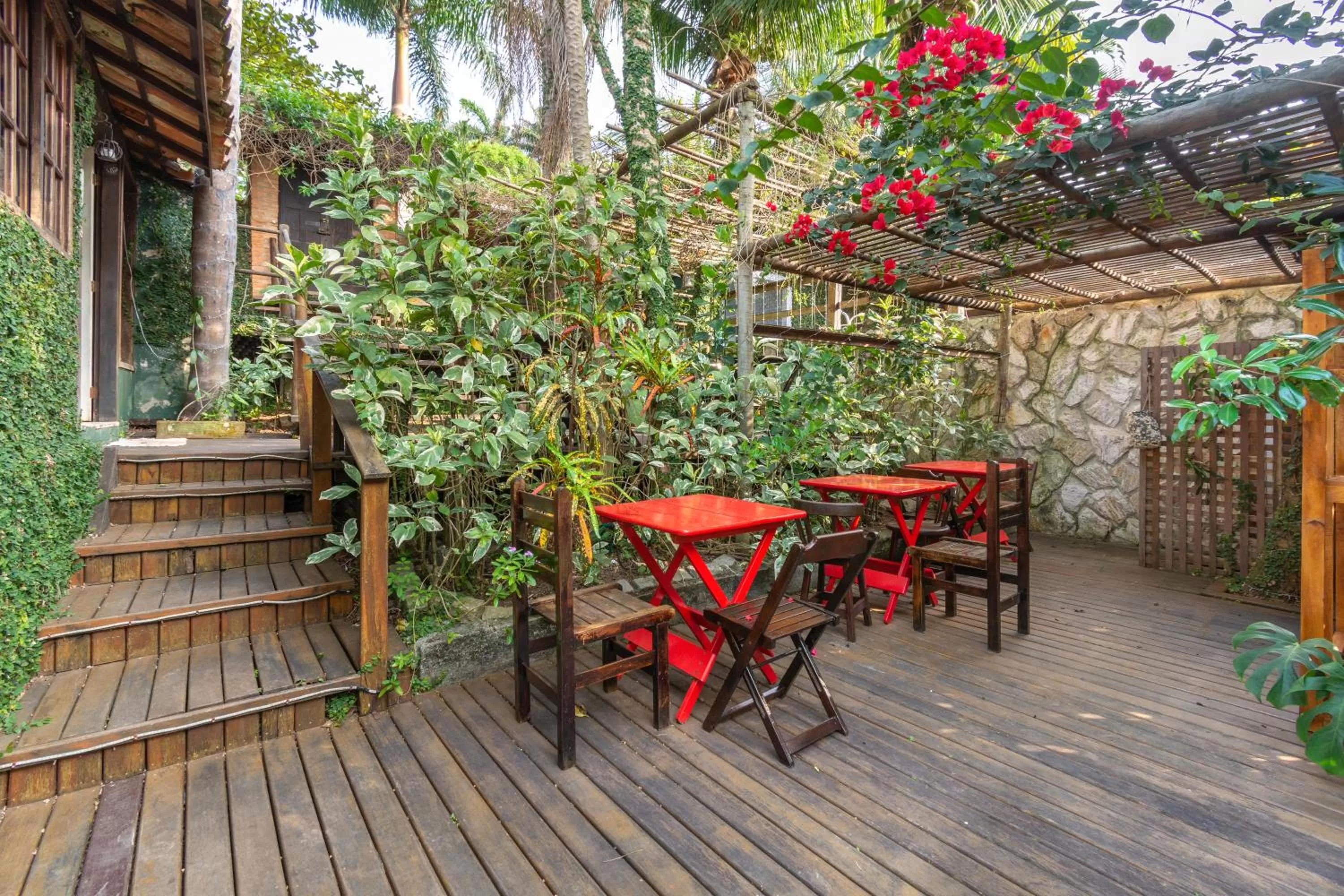 Patio in Pousada Afrika