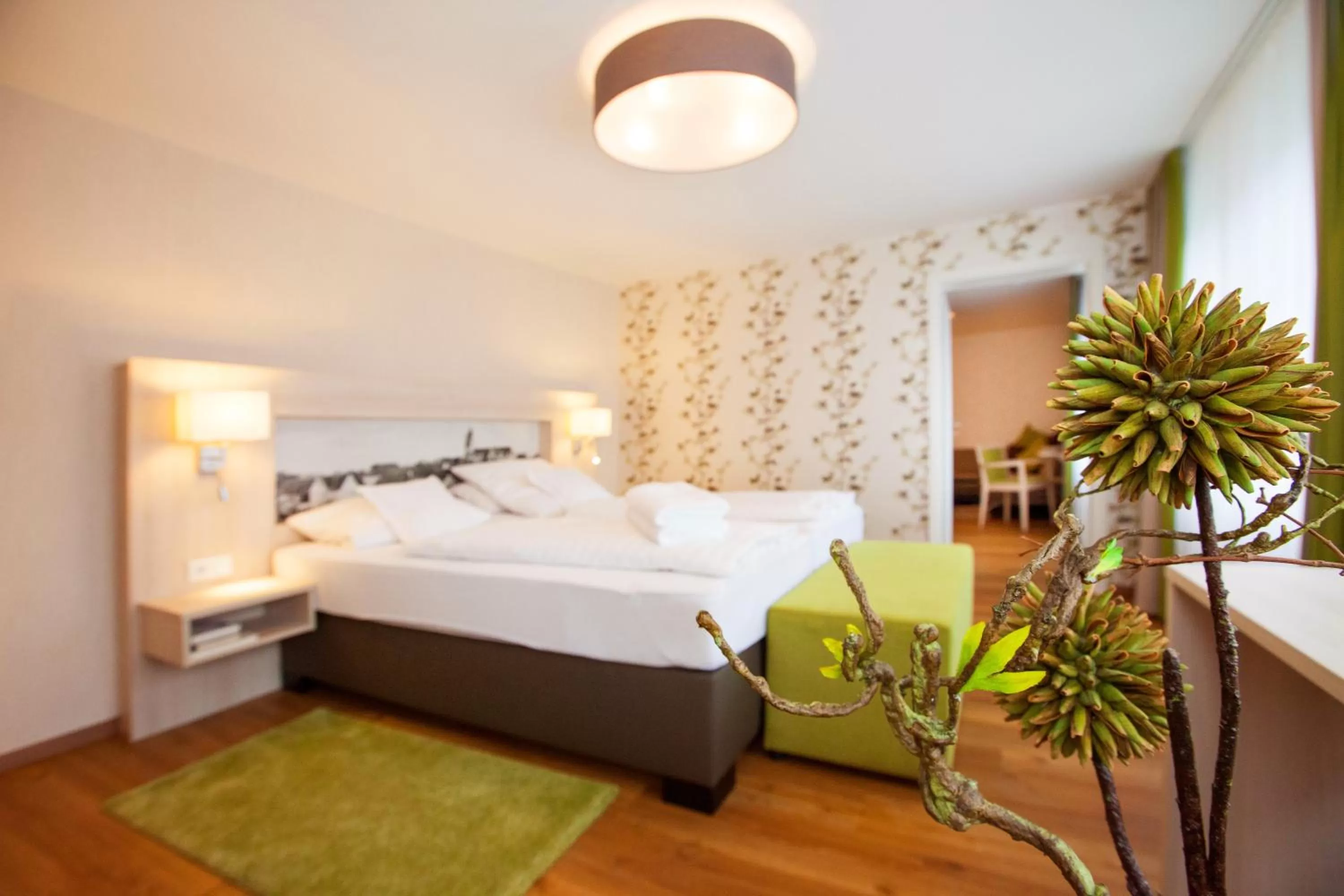 Photo of the whole room, Bed in Ferienhotel Haus Becker