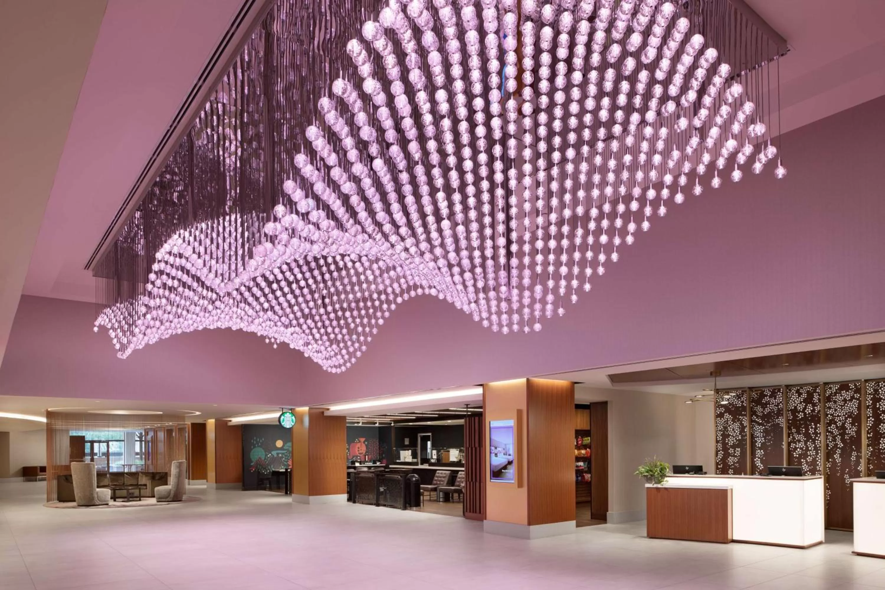 Lobby or reception in Hilton Washington DC National Mall The Wharf