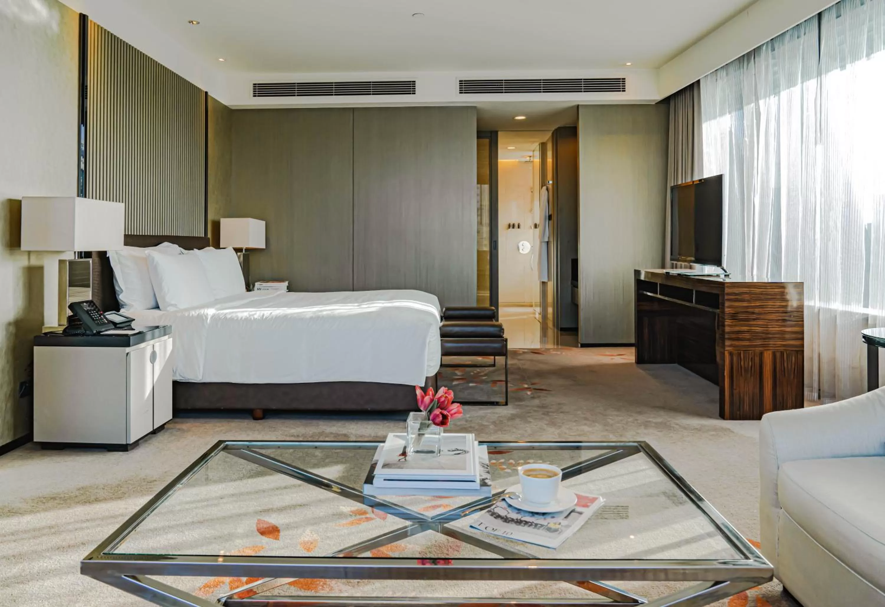 Bed in The Okura Prestige Bangkok