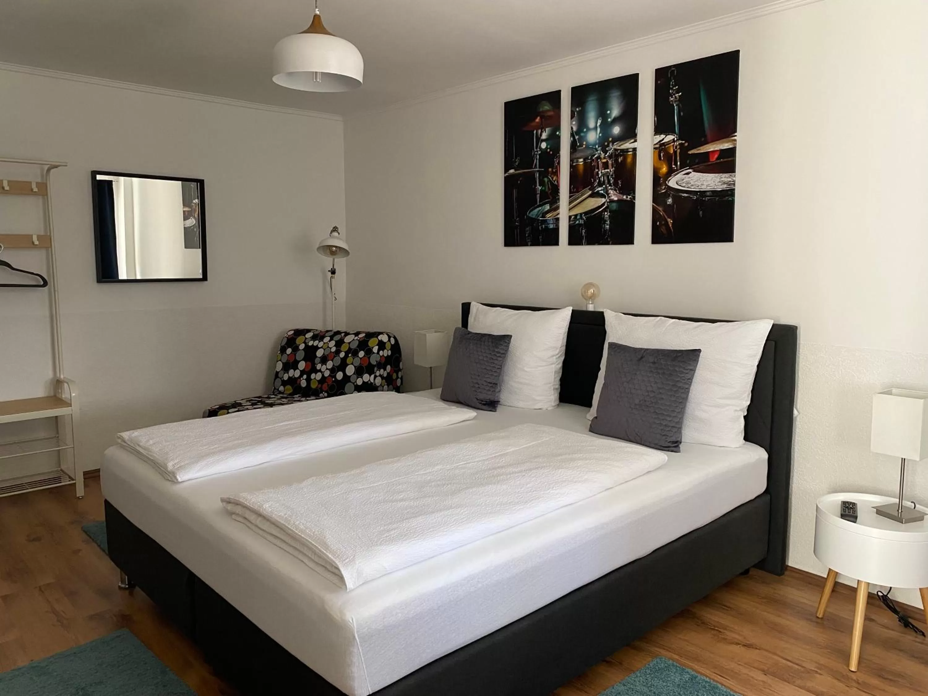 Photo of the whole room, Bed in Hotel am Hafen