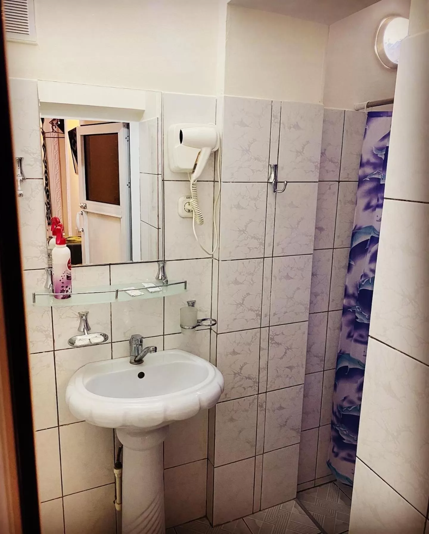 Shower in Bukhara house hotel