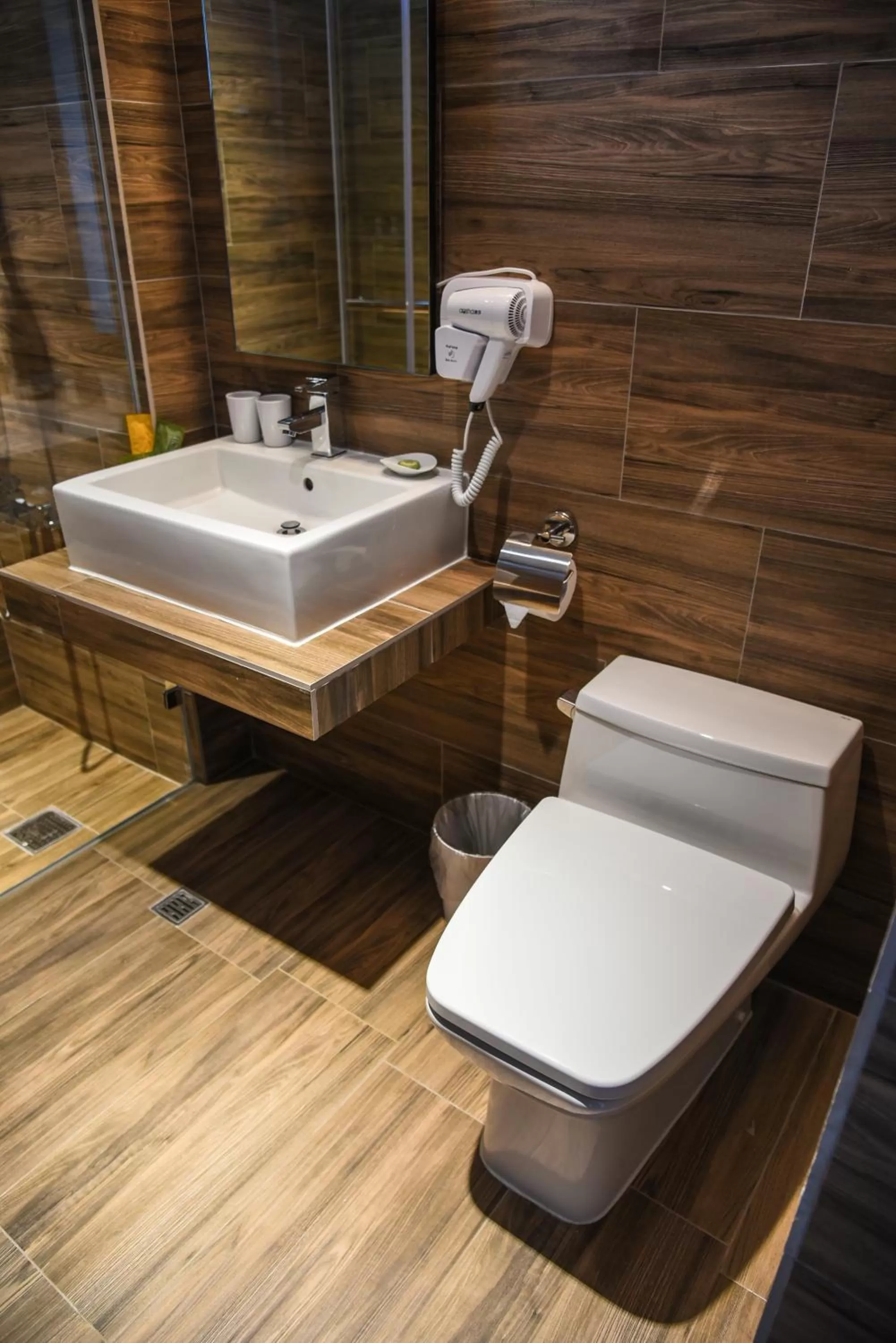 Toilet in Wountain Hotel