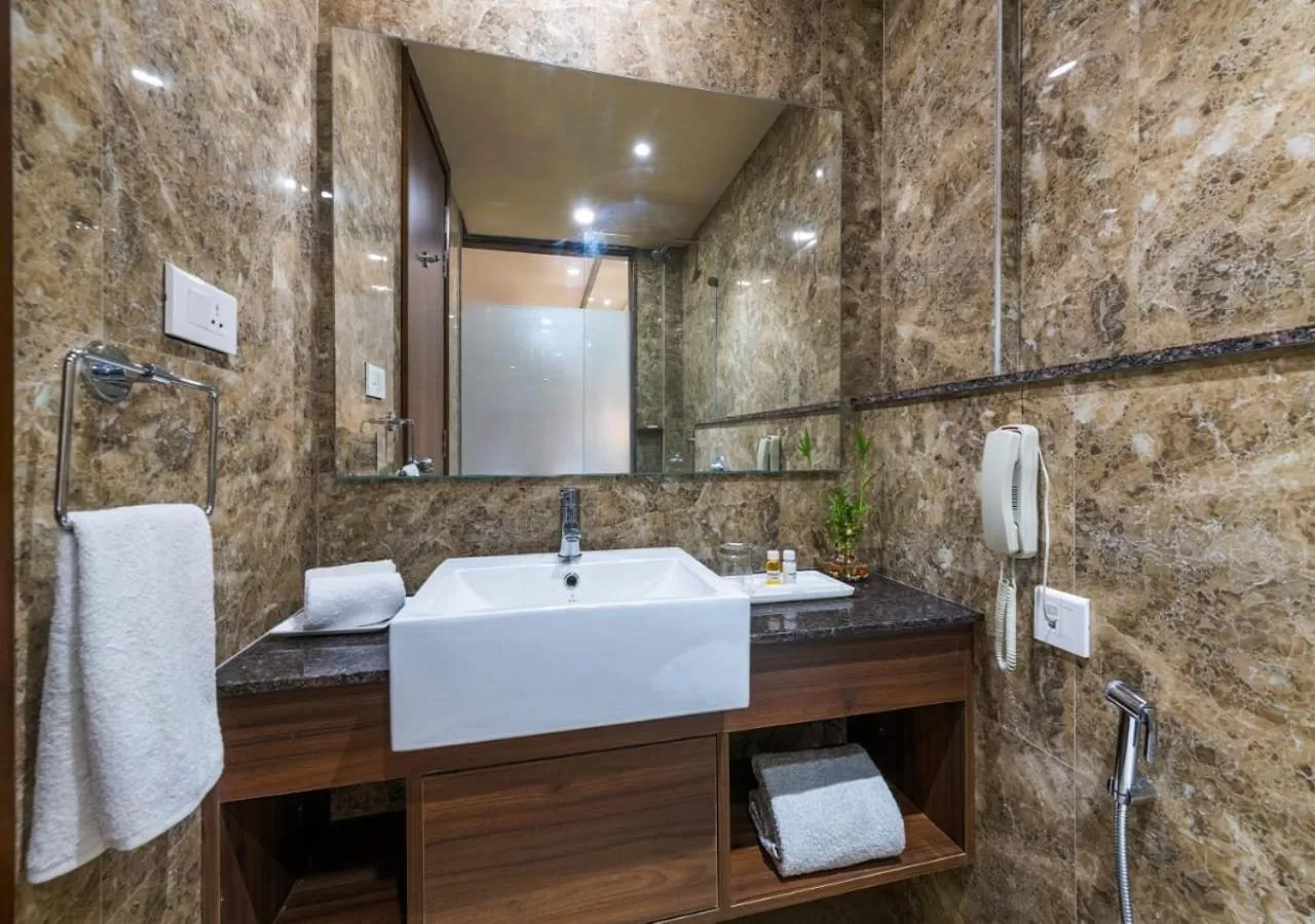 Bathroom in Hotel Cachar Club